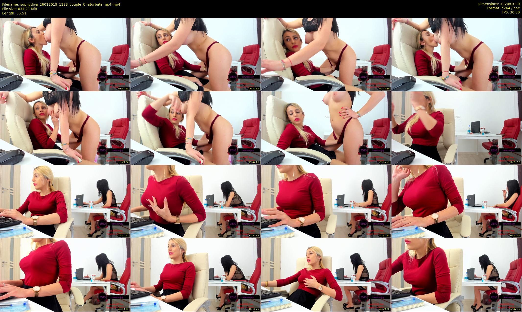 sophydiva — 56 minute Chaturbate female cam show recording, 1080p, Jan 26, 2019