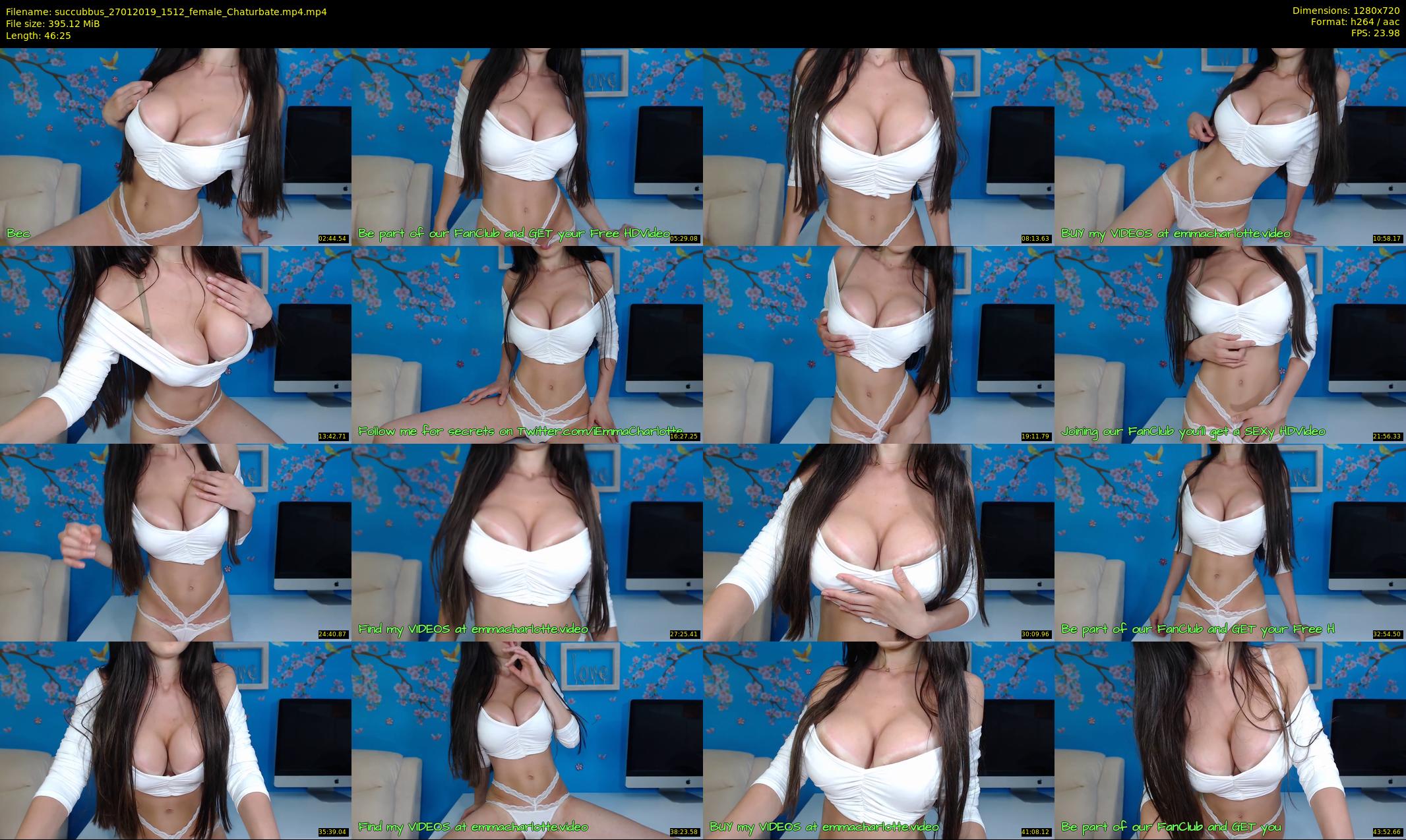 succubbus — 47 minute Chaturbate female cam show recording, 720p, Jan 27, 2019