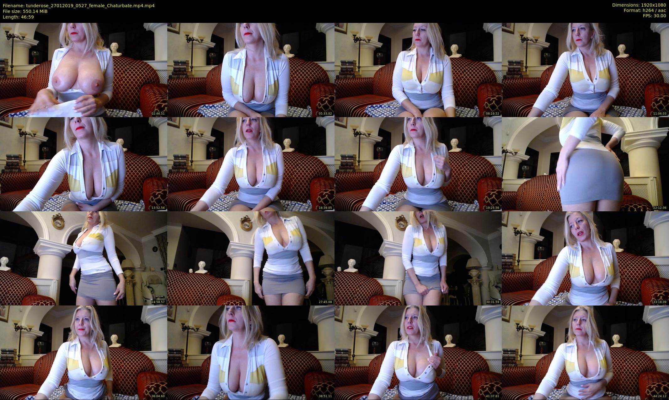 tunderose — 47 minute Chaturbate female cam show recording, 1080p, Jan 27, 2019