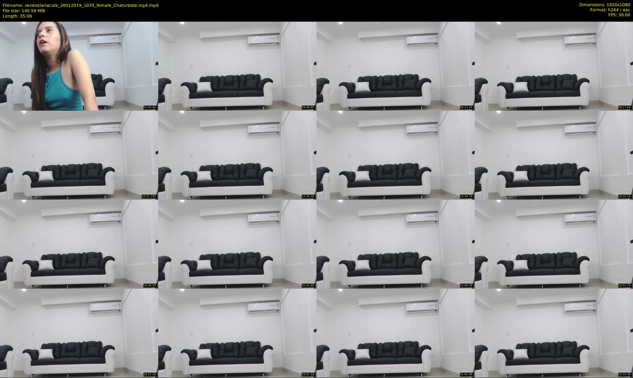 venezolanacute — 36 minute Chaturbate female cam show recording, 1080p, Jan 26, 2019