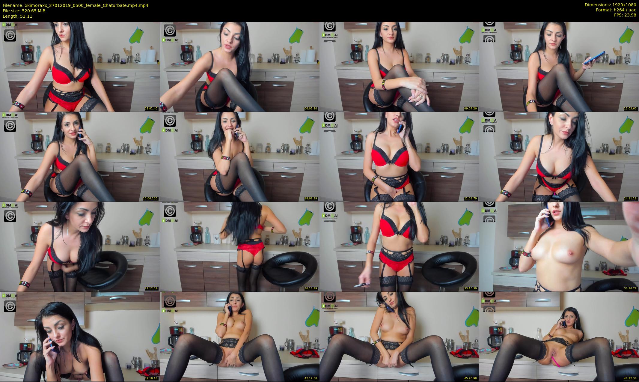 xkimoraxx — 52 minute Chaturbate female cam show recording, 1080p, Jan 27, 2019