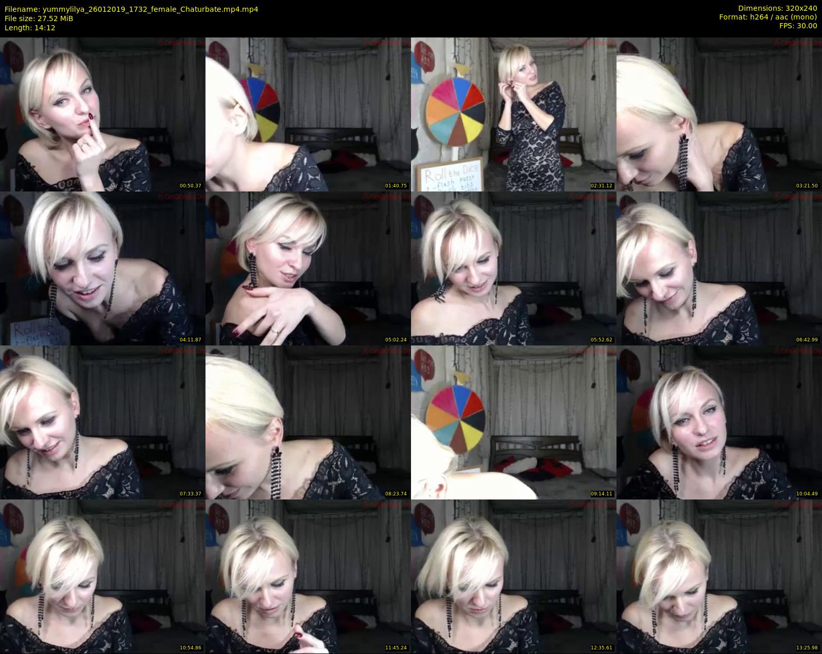 yummylilya — 15 minute Chaturbate female cam show recording, SD, Jan 26, 2019