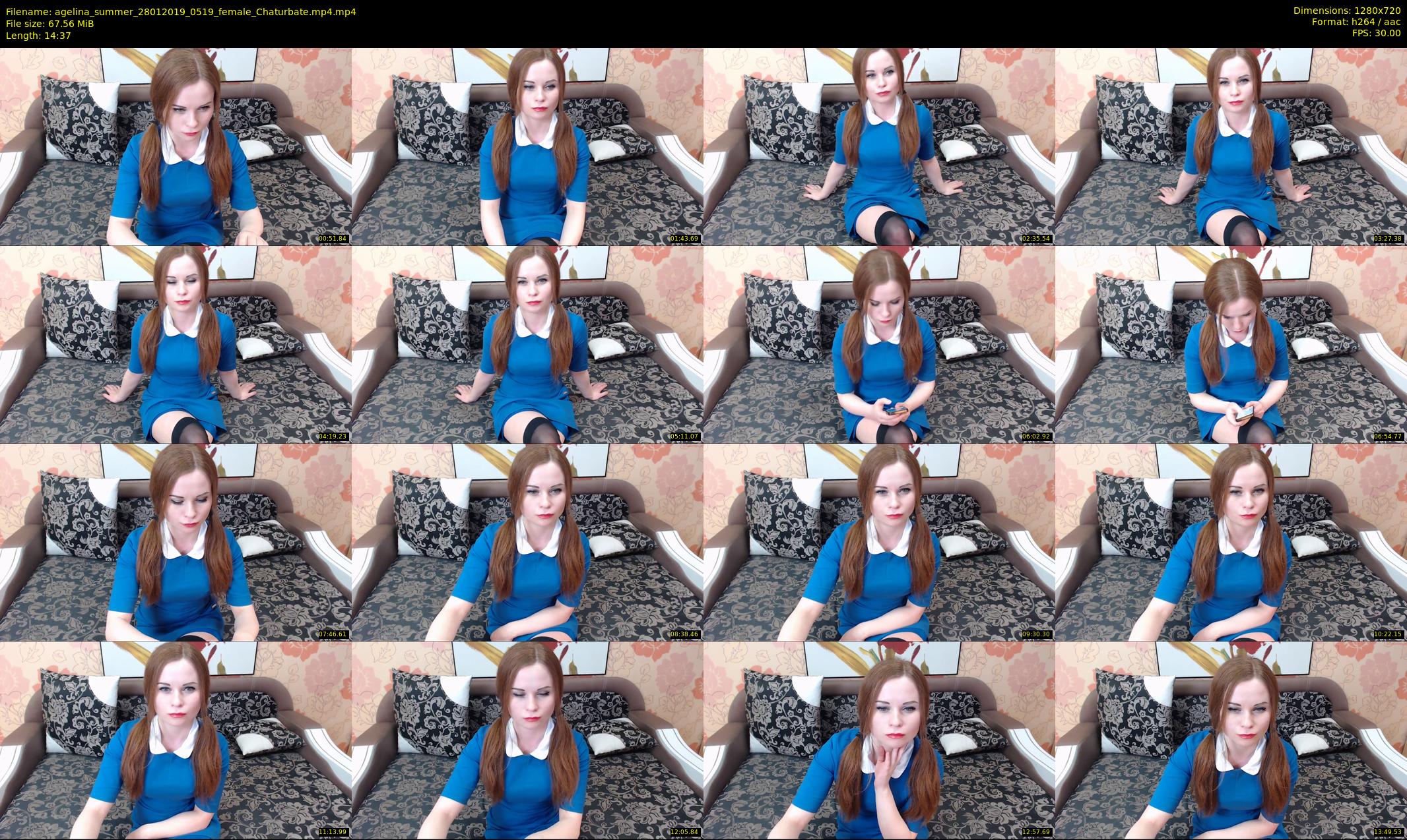 agelina_summer — 15 minute Chaturbate female cam show recording, 720p, Jan 28, 2019