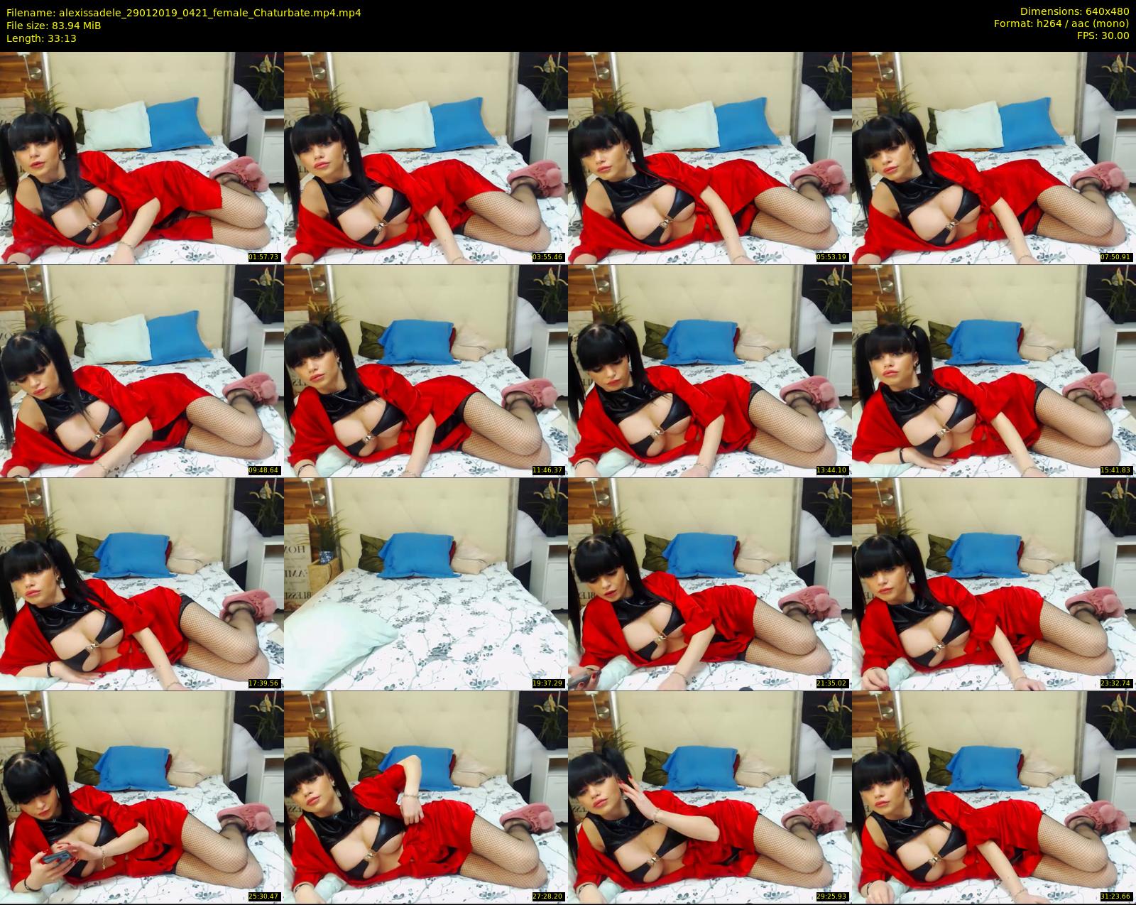 alexissadele — 34 minute Chaturbate female cam show recording, 480p, Jan 29, 2019