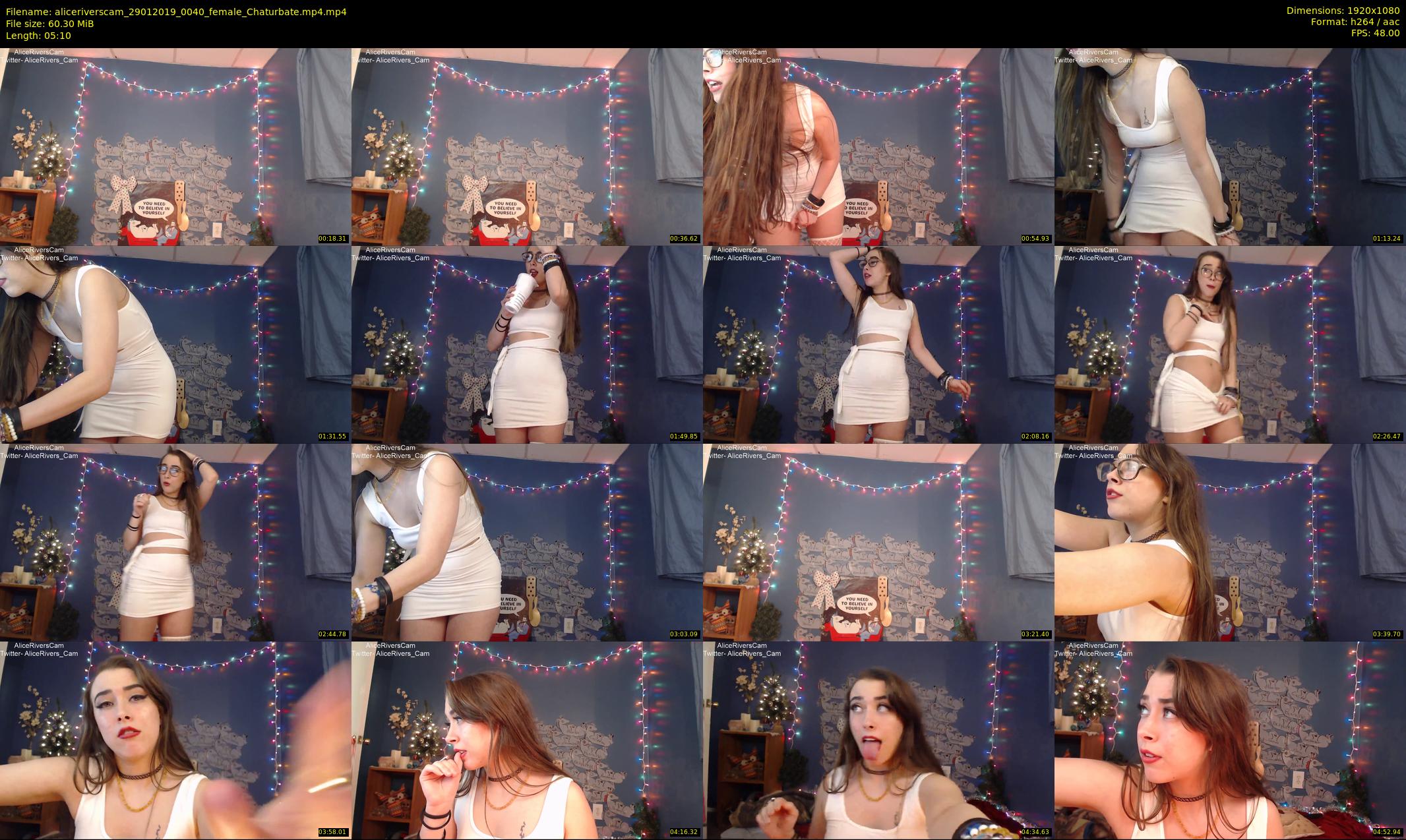 aliceriverscam — 6 minute Chaturbate female cam show recording, 1080p, Jan 29, 2019