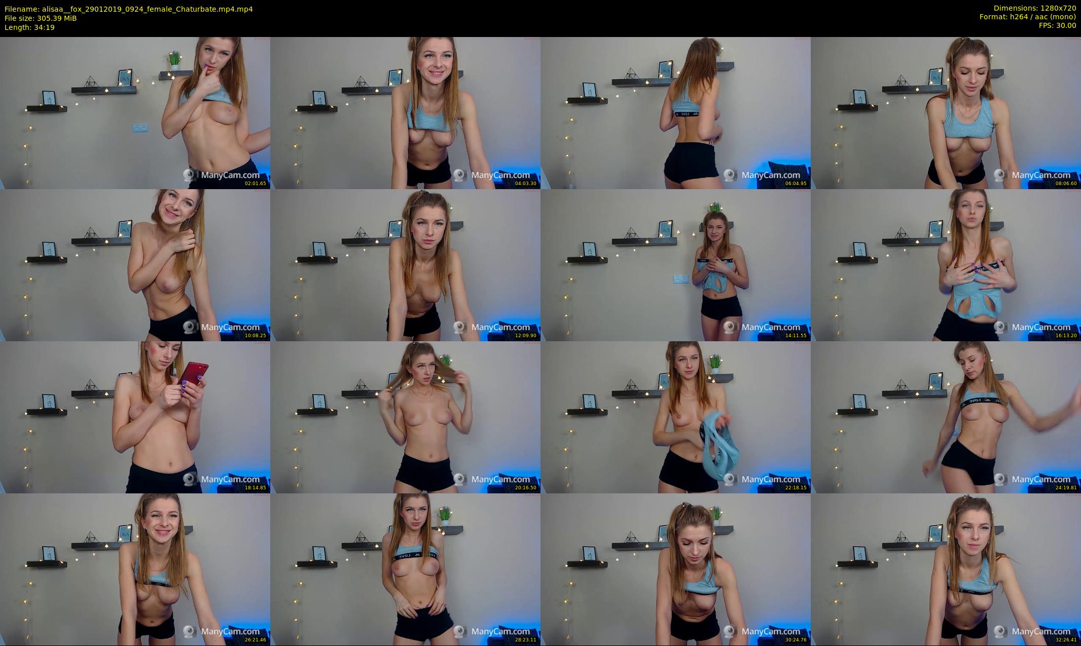 alisaa__fox — 35 minute Chaturbate female cam show recording, 720p, Jan 29, 2019