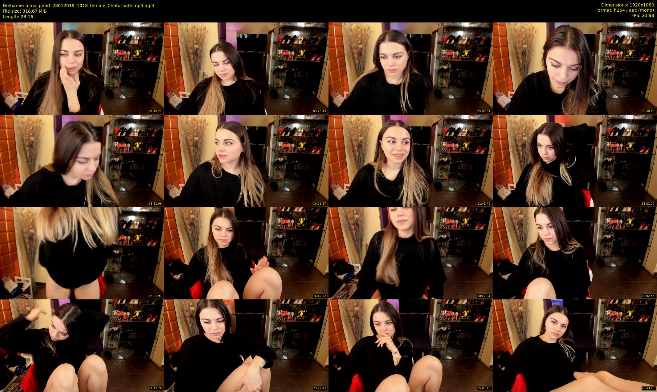 alma_pearl — 29 minute Chaturbate female cam show recording, 1080p, Jan 28, 2019