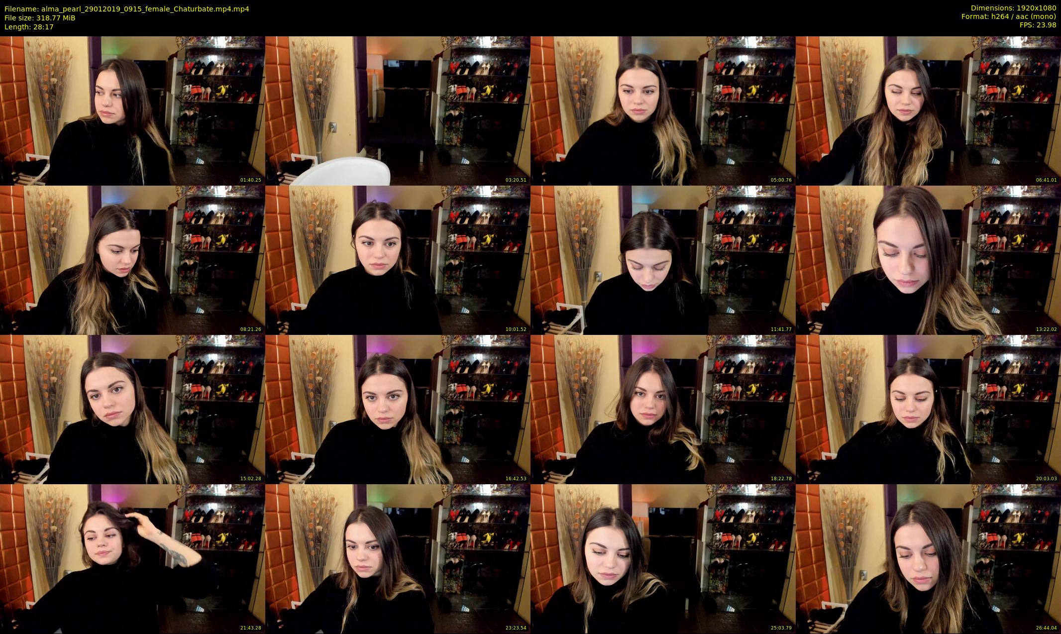 alma_pearl — 29 minute Chaturbate female cam show recording, 1080p, Jan 29, 2019