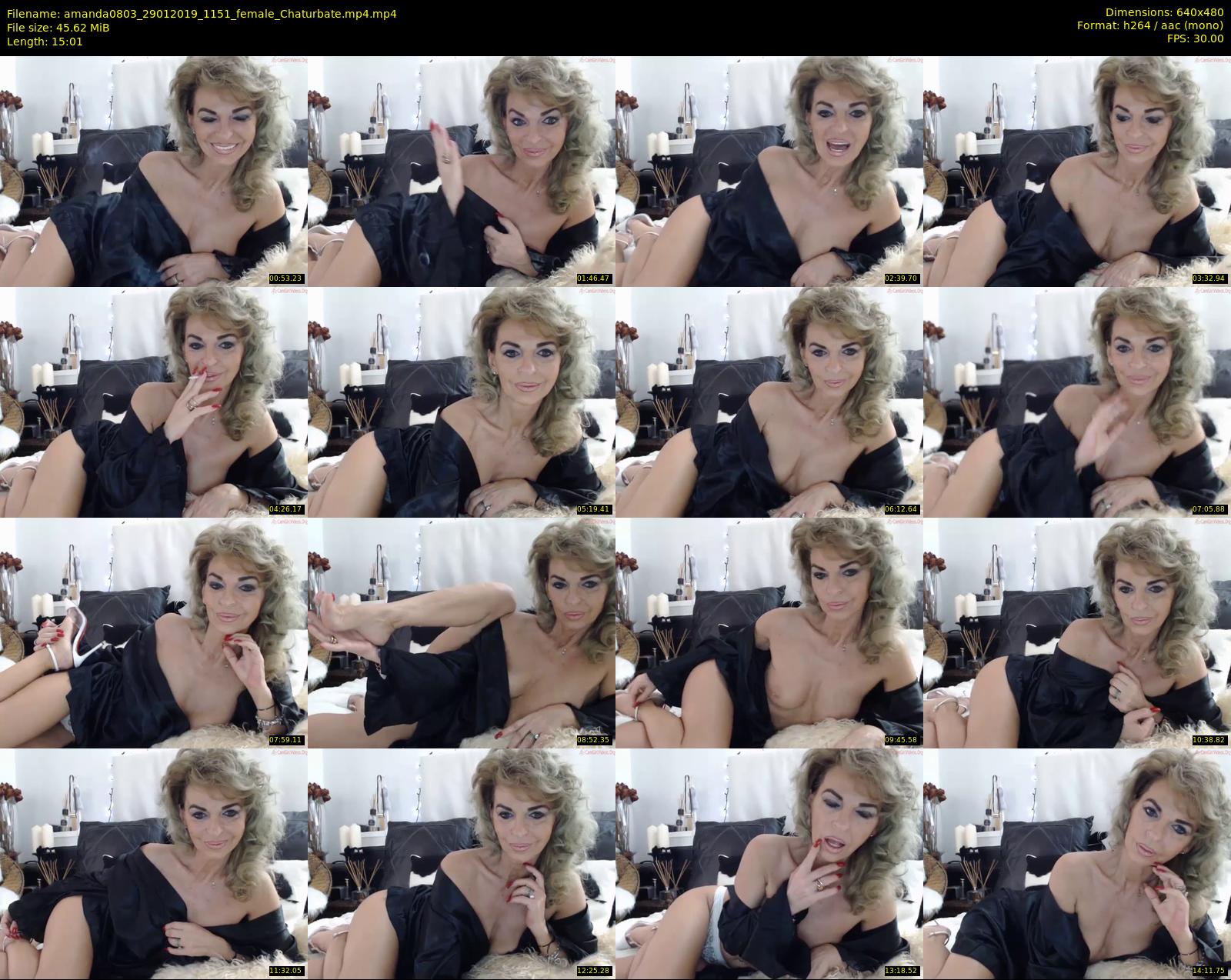 amanda0803 — 16 minute Chaturbate female cam show recording, 480p, Jan 29, 2019