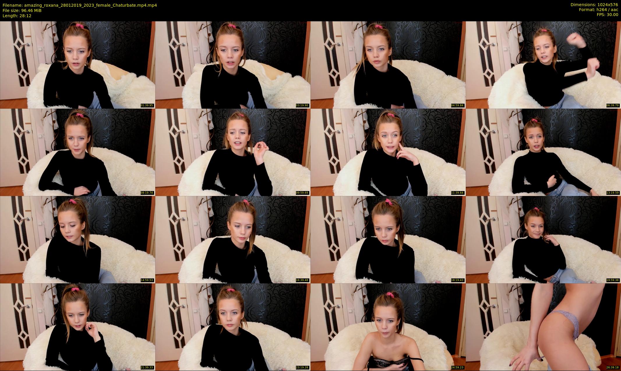 amazing_roxana — 29 minute Chaturbate female cam show recording, 480p, Jan 28, 2019