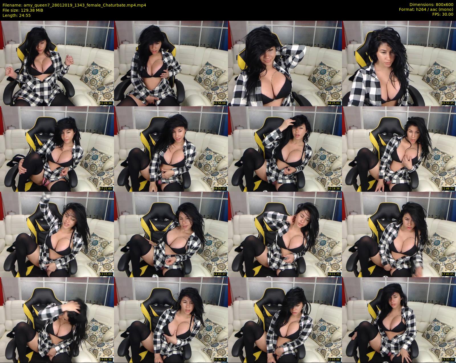 amy_queen7 — 25 minute Chaturbate female cam show recording, 480p, Jan 28, 2019