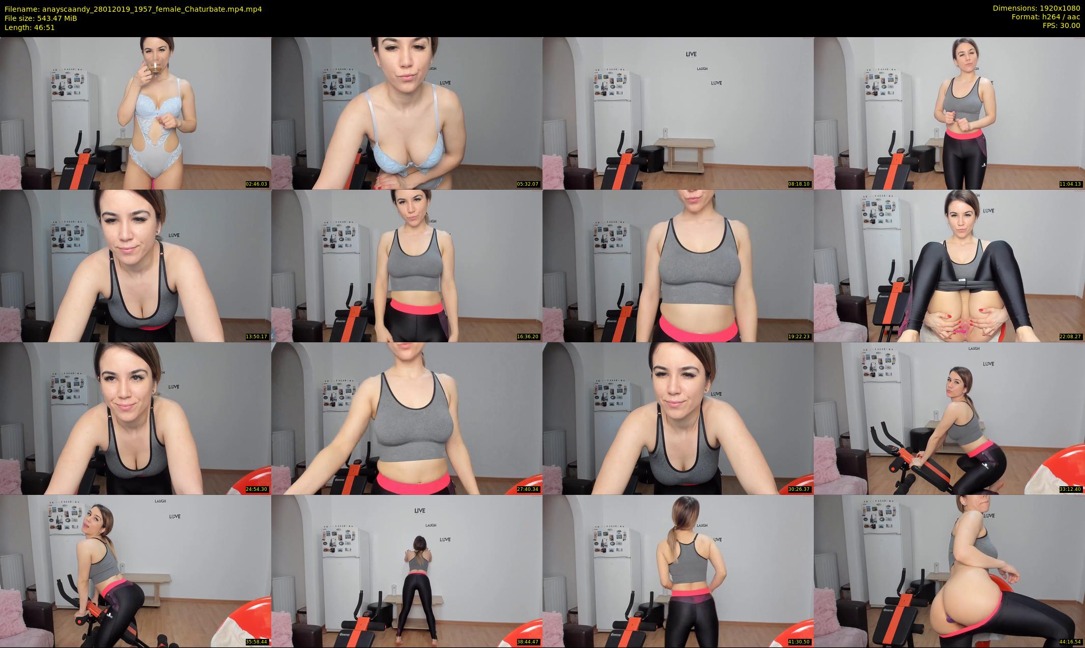 anayscaandy — 47 minute Chaturbate female cam show recording, 1080p, Jan 28, 2019