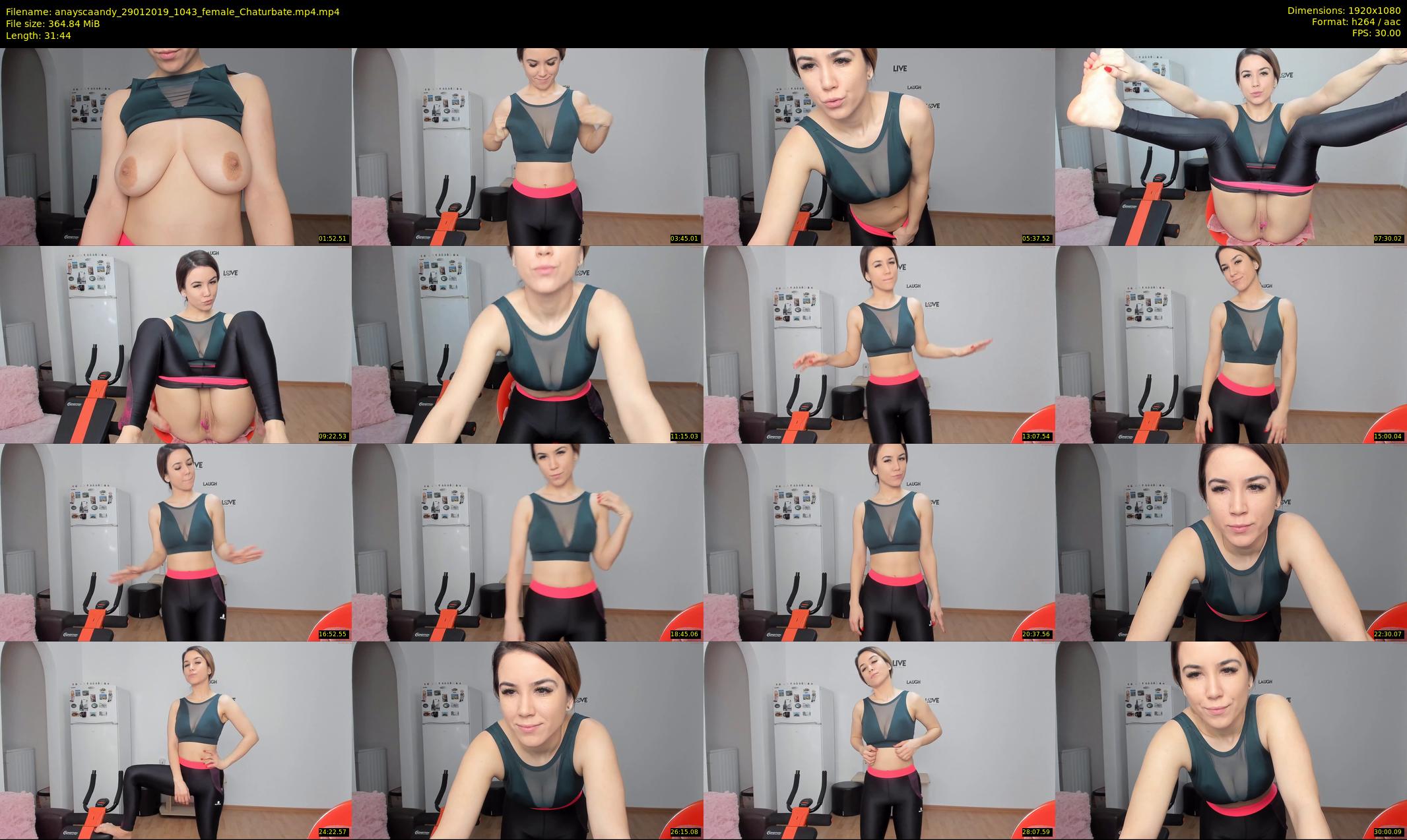 anayscaandy — 32 minute Chaturbate female cam show recording, 1080p, Jan 29, 2019