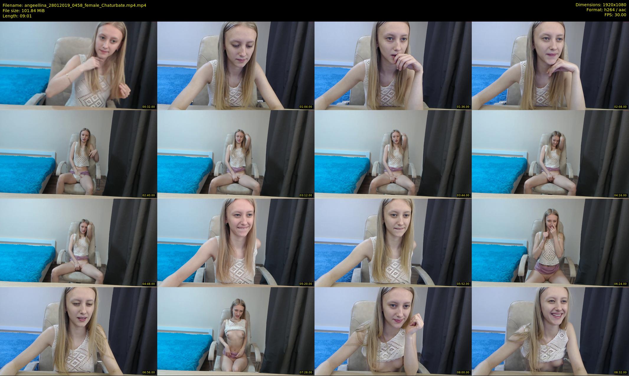 angeellina — 10 minute Chaturbate female cam show recording, 1080p, Jan 28, 2019