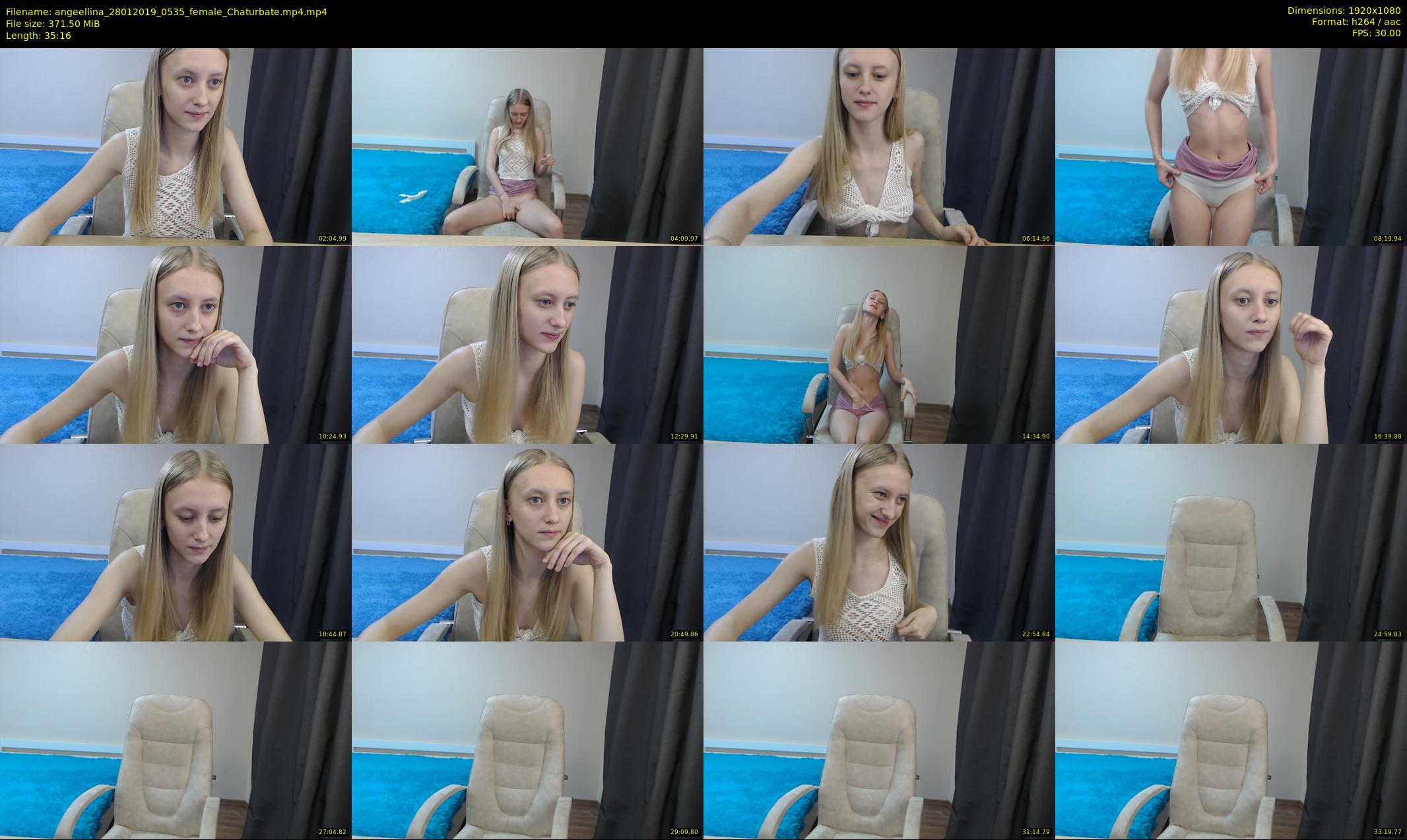 angeellina — 36 minute Chaturbate female cam show recording, 1080p, Jan 28, 2019