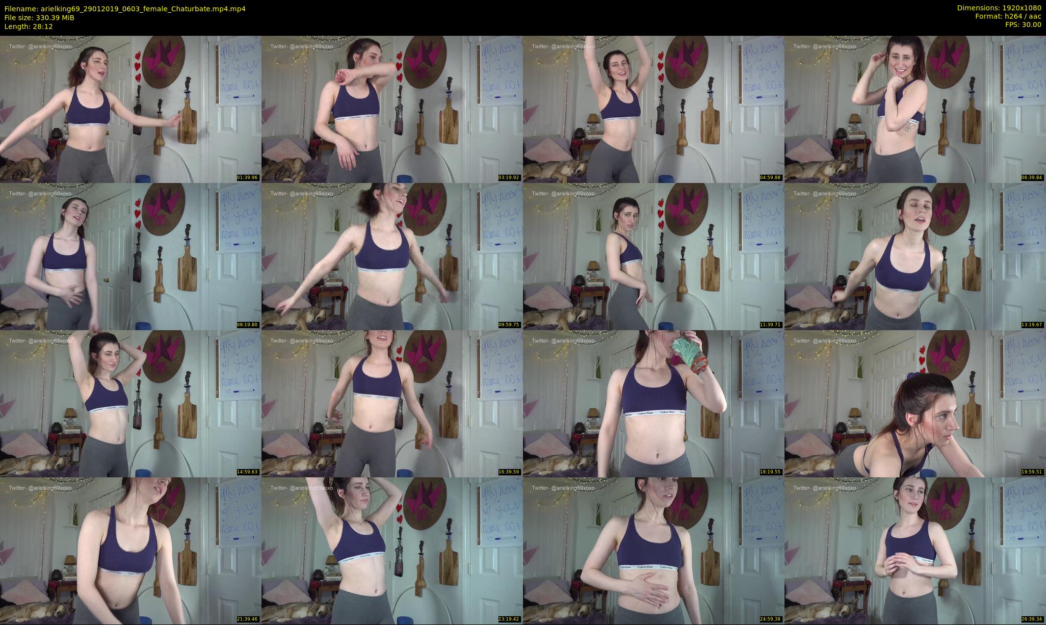 arielking69 — 29 minute Chaturbate female cam show recording, 1080p, Jan 29, 2019