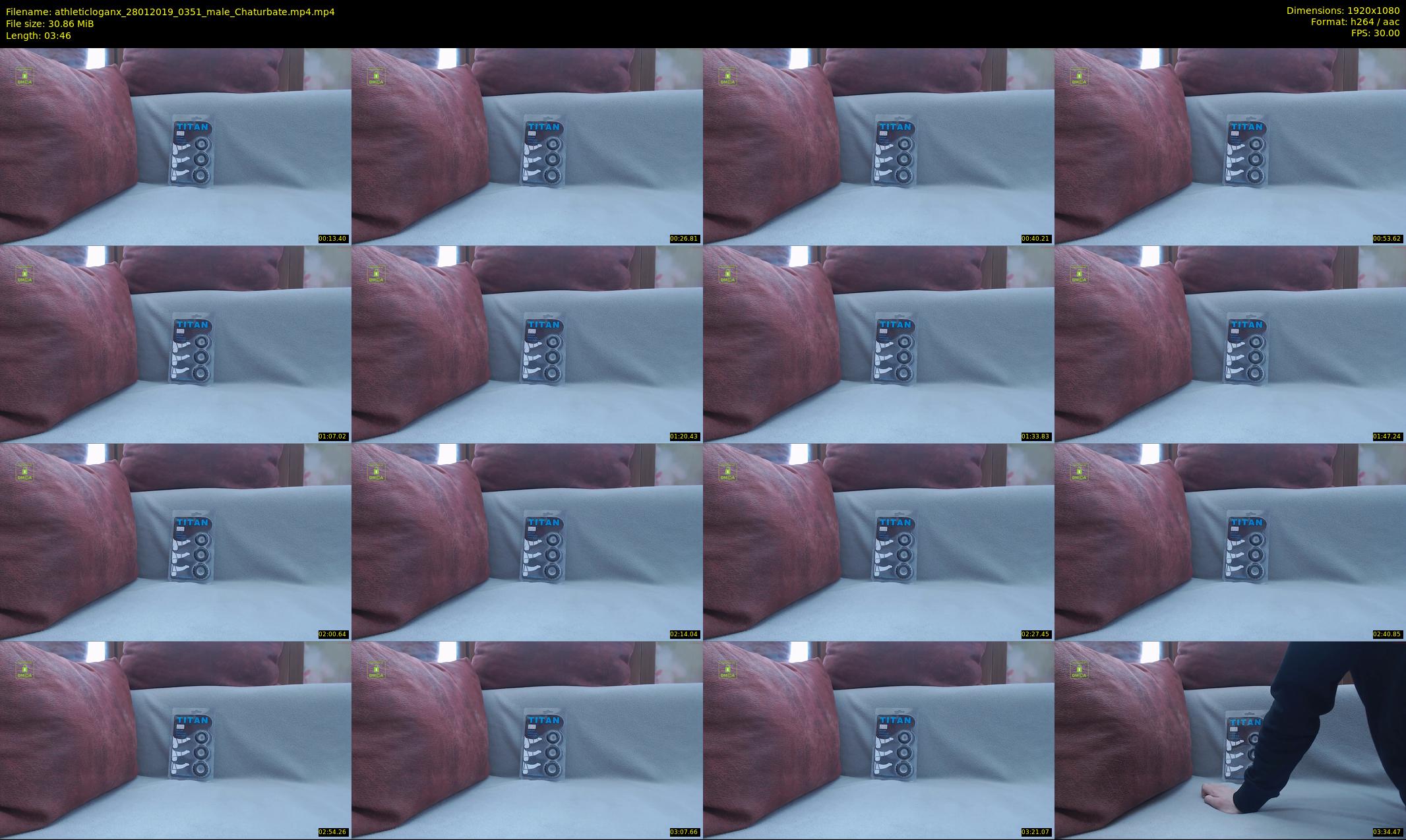 athleticloganx — 4 minute Chaturbate male cam show recording, 1080p, Jan 28, 2019