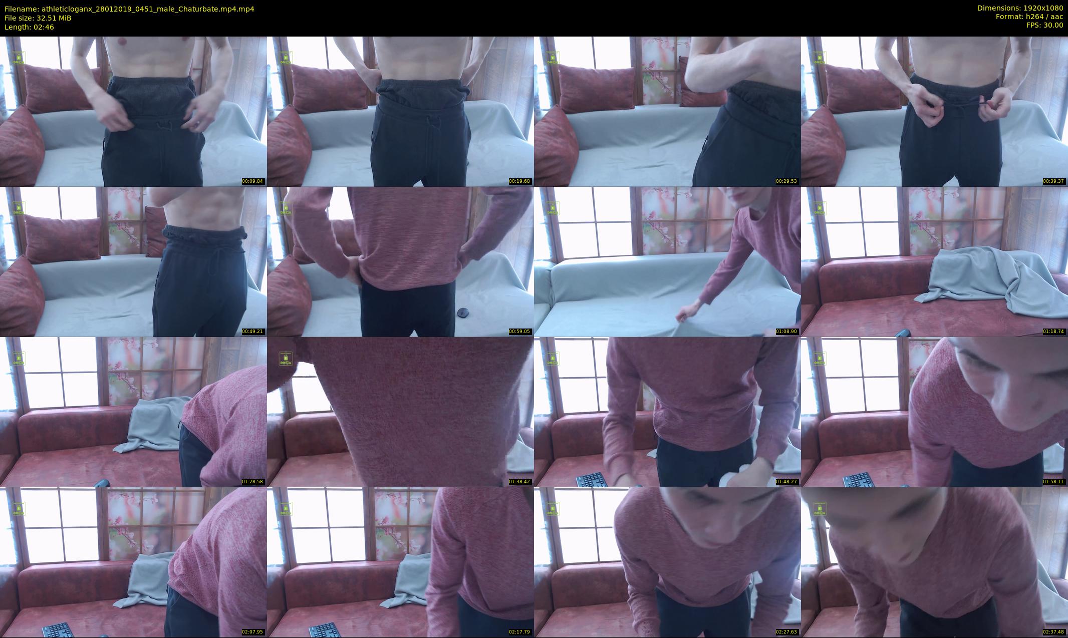 athleticloganx — 3 minute Chaturbate male cam show recording, 1080p, Jan 28, 2019