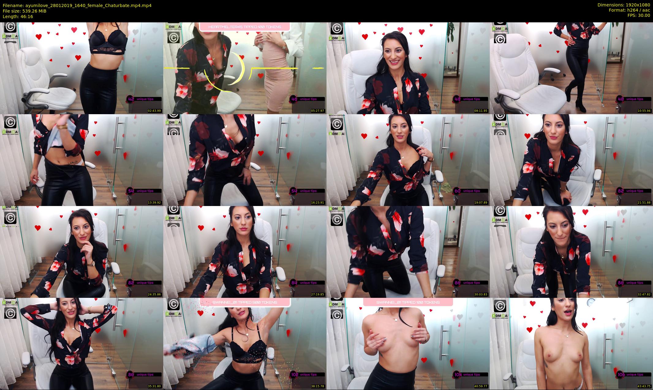 ayumilove — 47 minute Chaturbate female cam show recording, 1080p, Jan 28, 2019