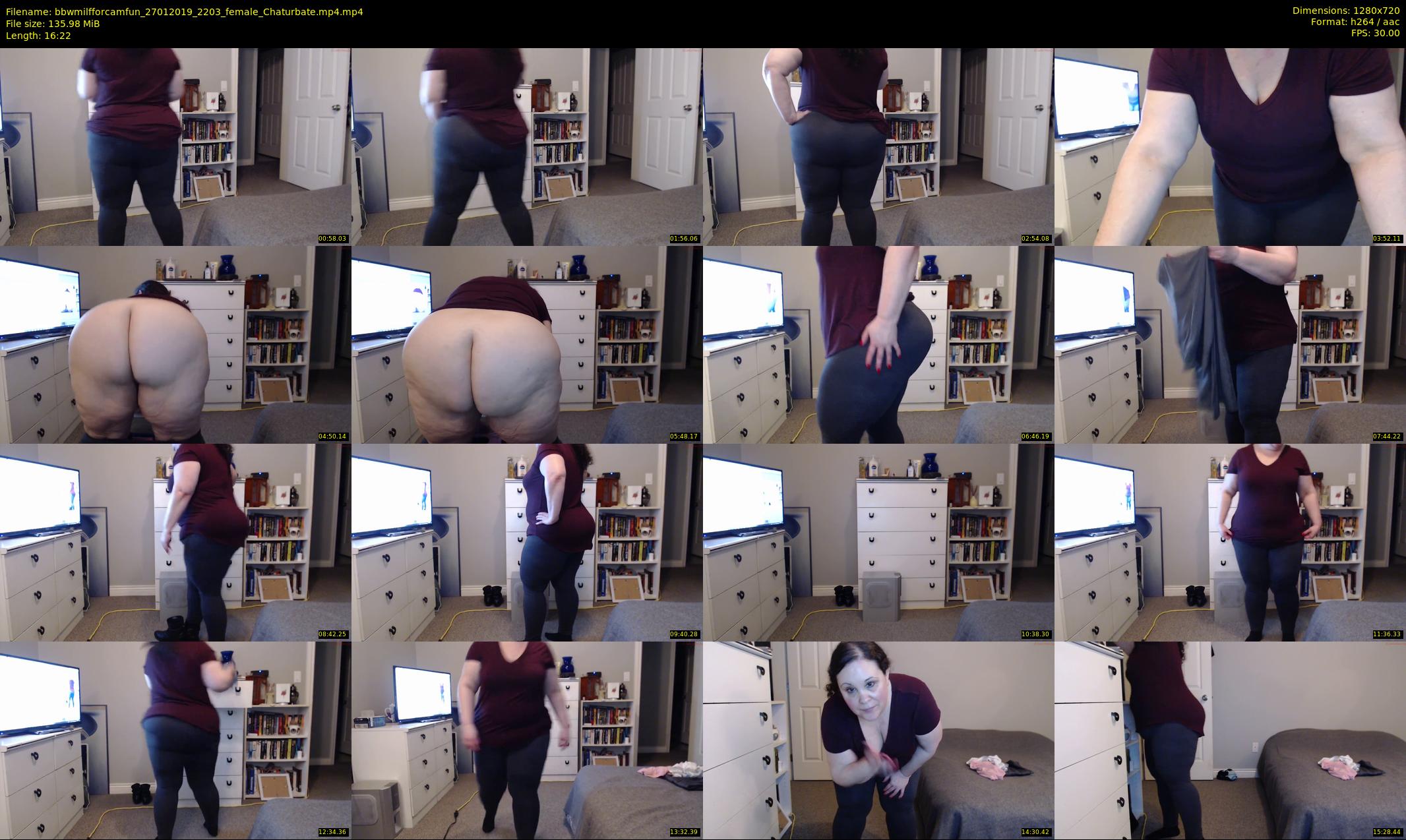 bbwmilfforcamfun — 17 minute Chaturbate female cam show recording, 720p, Jan 27, 2019