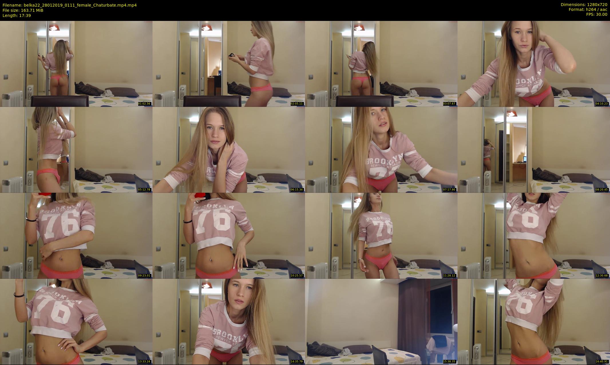 belka22 — 18 minute Chaturbate female cam show recording, 720p, Jan 28, 2019