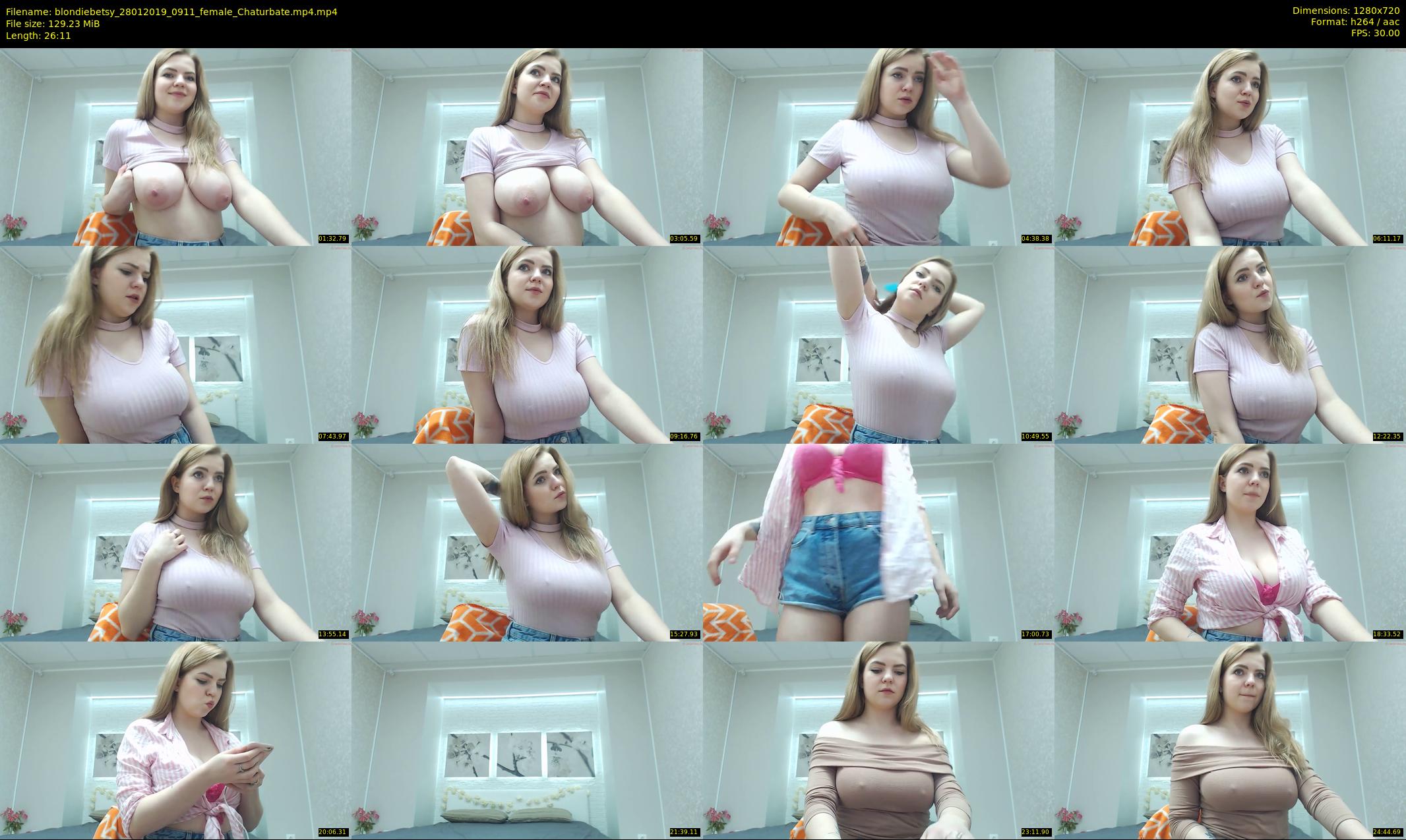 blondiebetsy — 27 minute Chaturbate female cam show recording, 720p, Jan 28, 2019