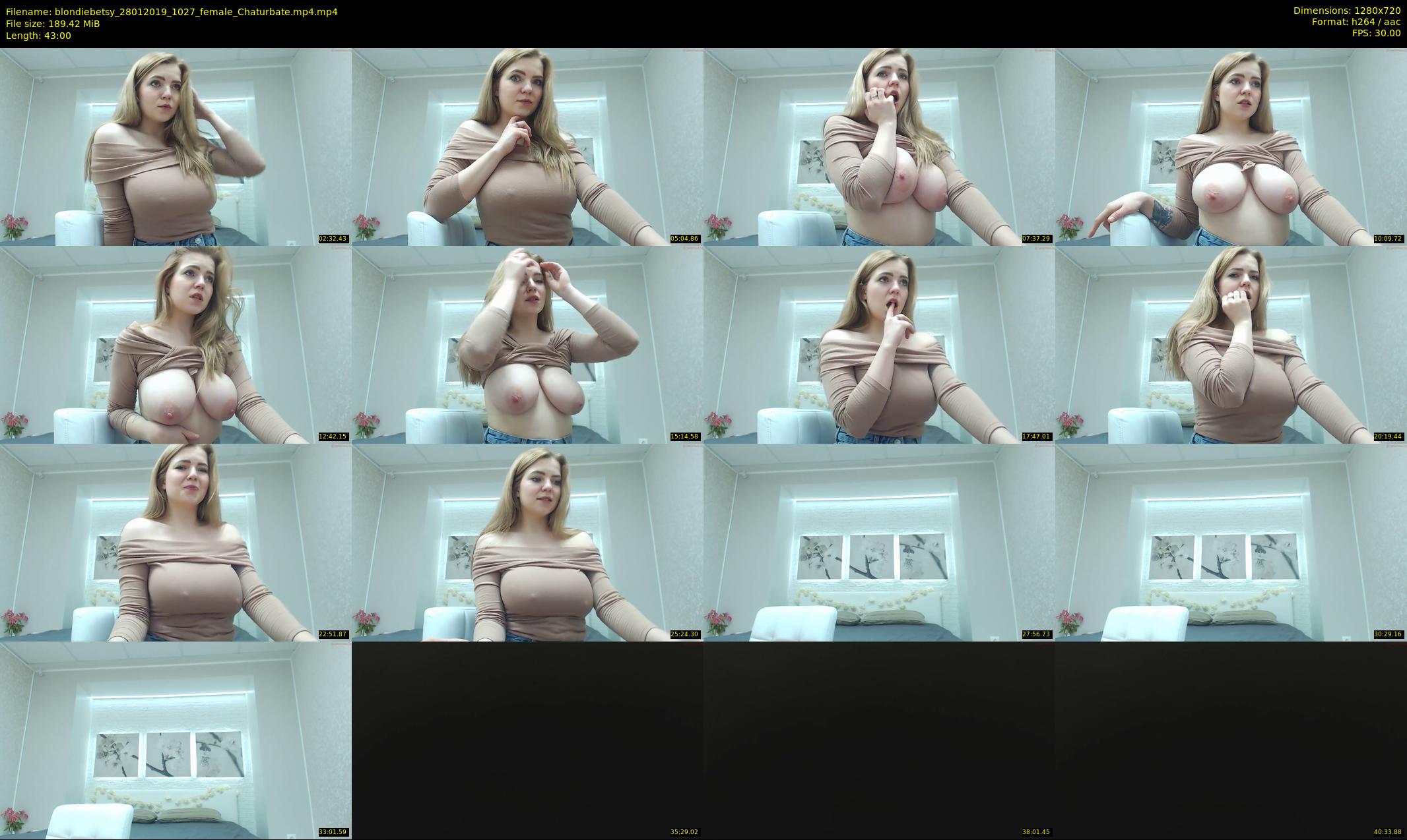 blondiebetsy — 43 minute Chaturbate female cam show recording, 720p, Jan 28, 2019
