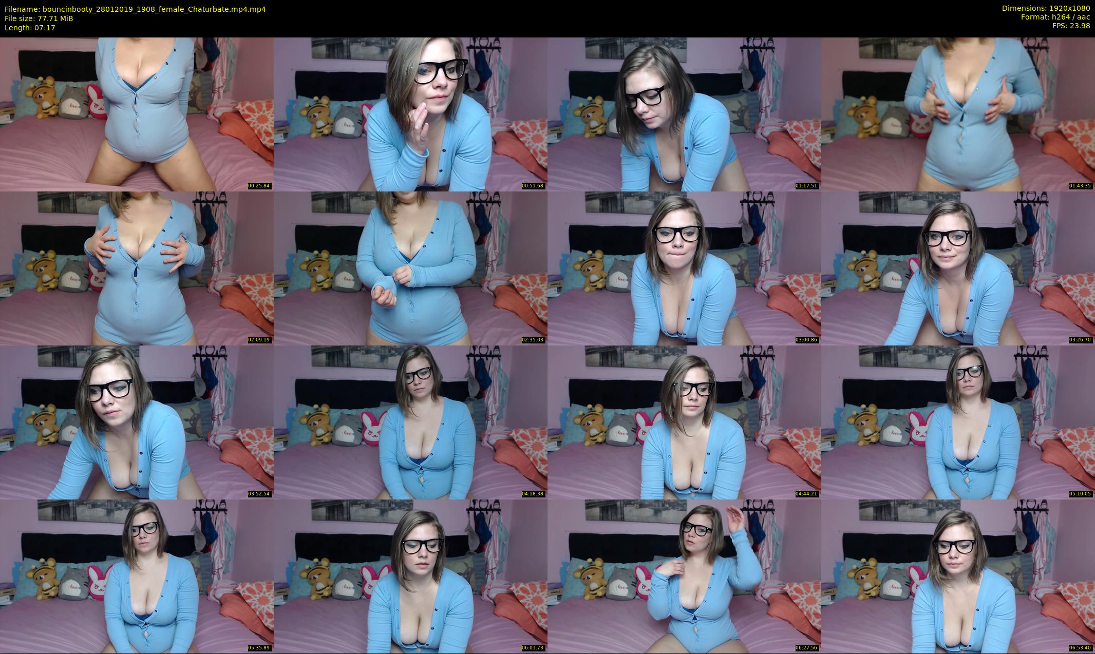 bouncinbooty — 8 minute Chaturbate female cam show recording, 1080p, Jan 28, 2019