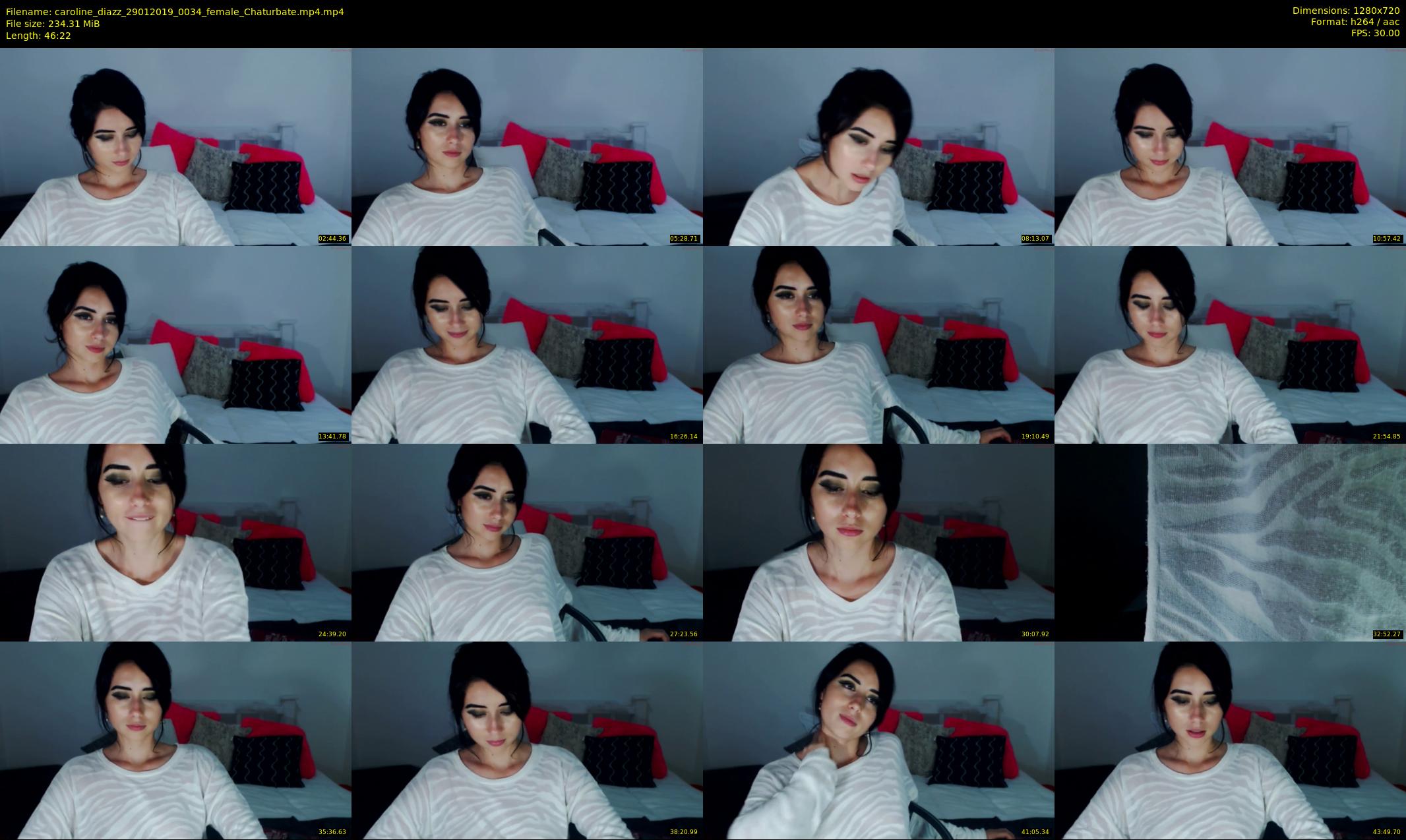 caroline_diazz — 47 minute Chaturbate female cam show recording, 720p, Jan 29, 2019