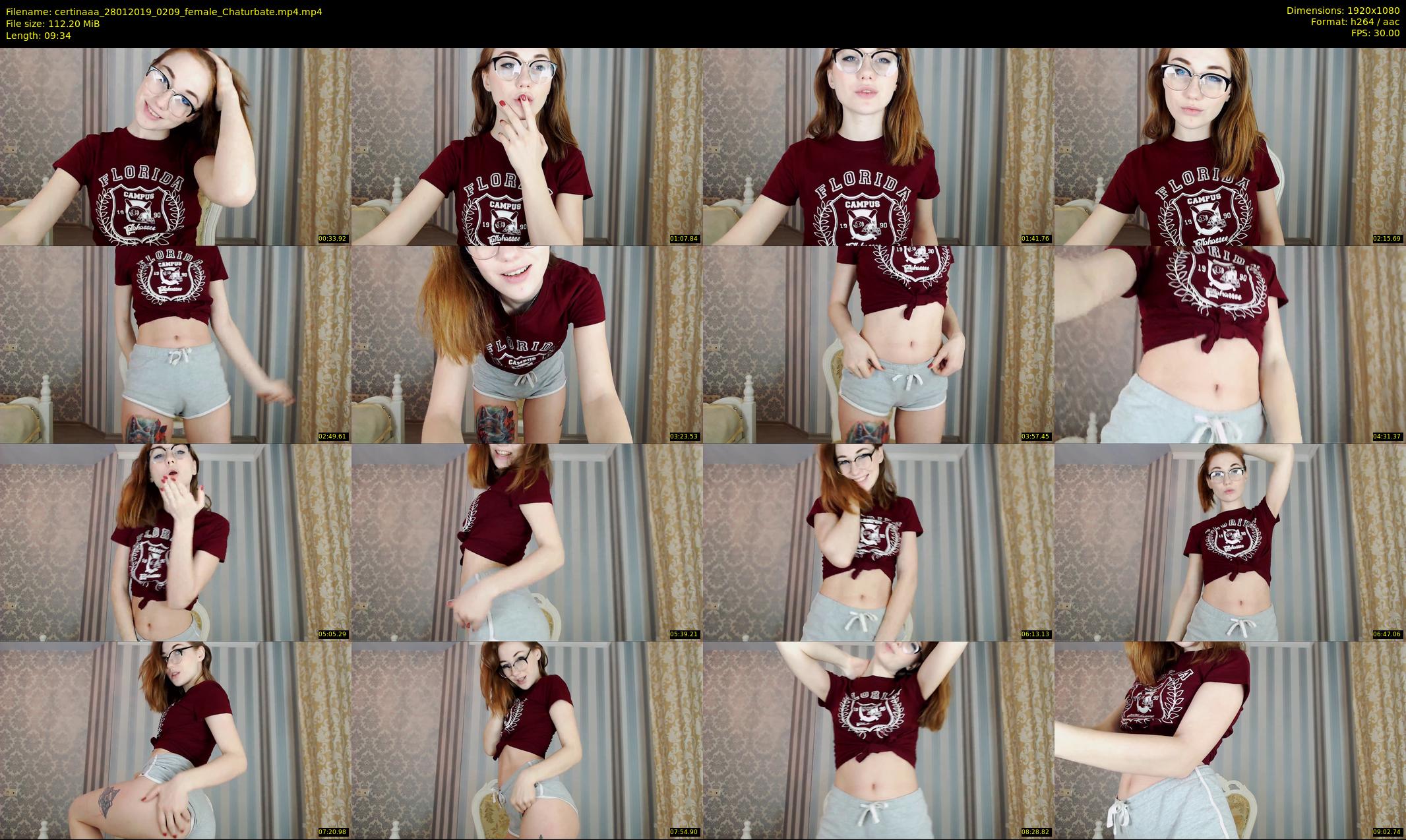 certinaaa — 10 minute Chaturbate female cam show recording, 1080p, Jan 28, 2019