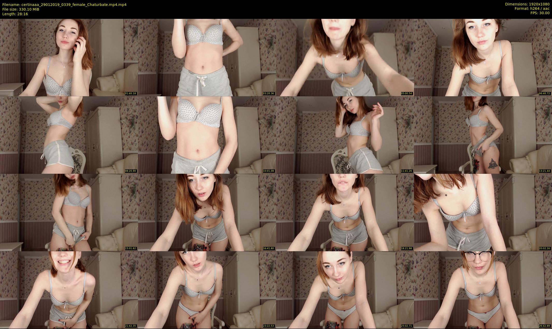 certinaaa — 29 minute Chaturbate female cam show recording, 1080p, Jan 29, 2019