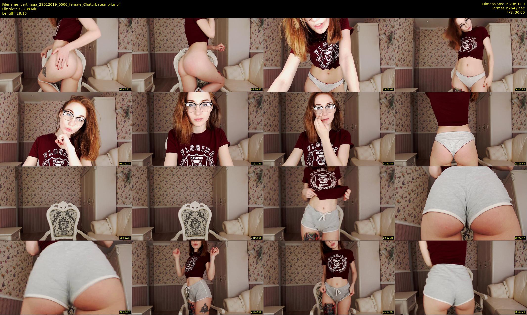 certinaaa — 29 minute Chaturbate female cam show recording, 1080p, Jan 29, 2019