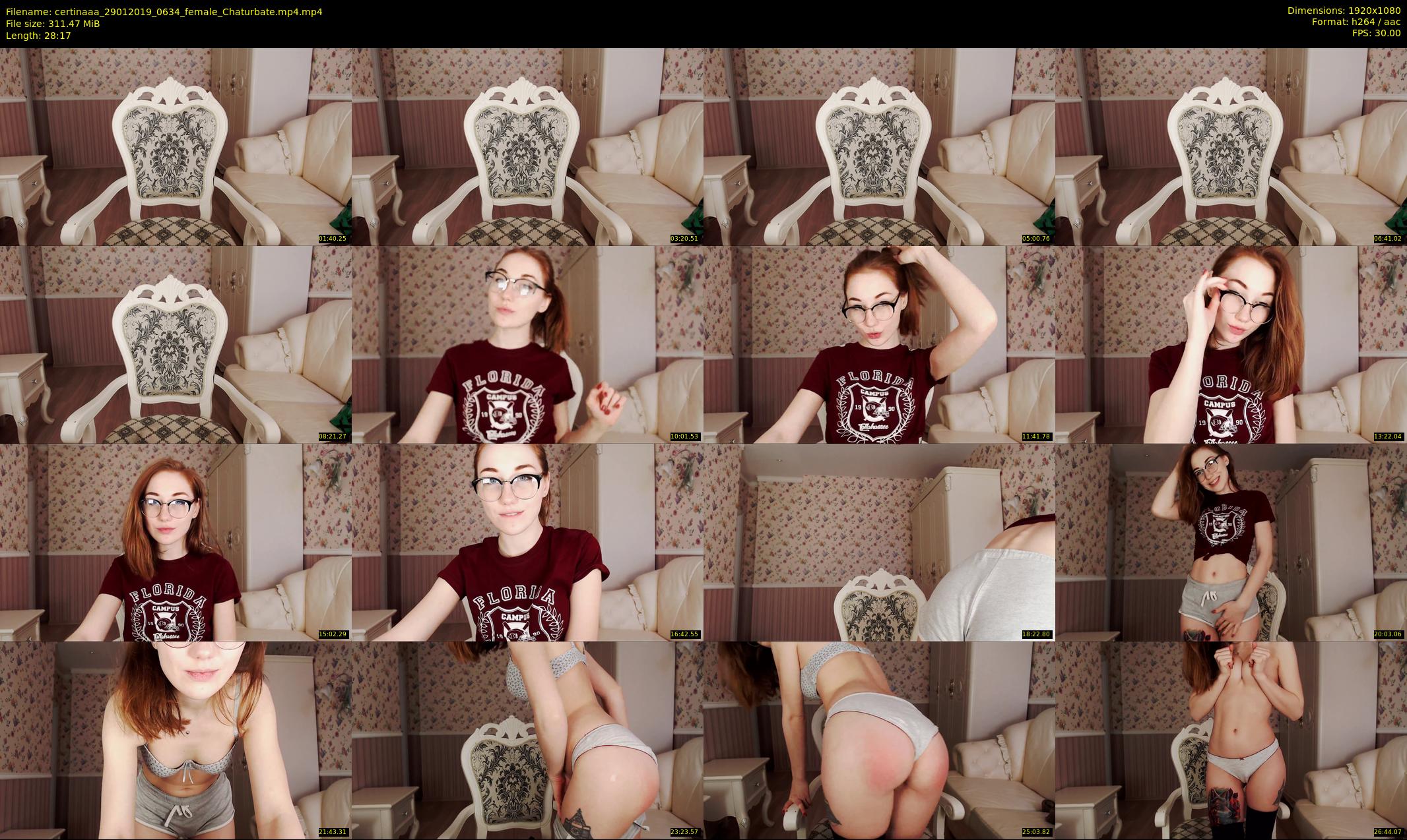 certinaaa — 29 minute Chaturbate female cam show recording, 1080p, Jan 29, 2019