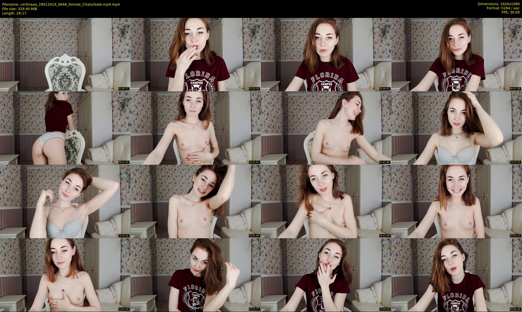 certinaaa — 29 minute Chaturbate female cam show recording, 1080p, Jan 29, 2019
