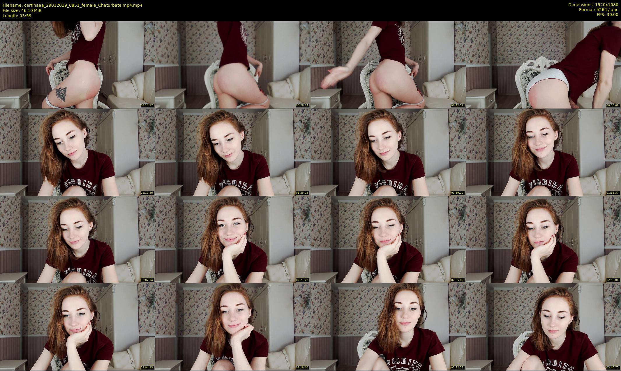 certinaaa — 4 minute Chaturbate female cam show recording, 1080p, Jan 29, 2019