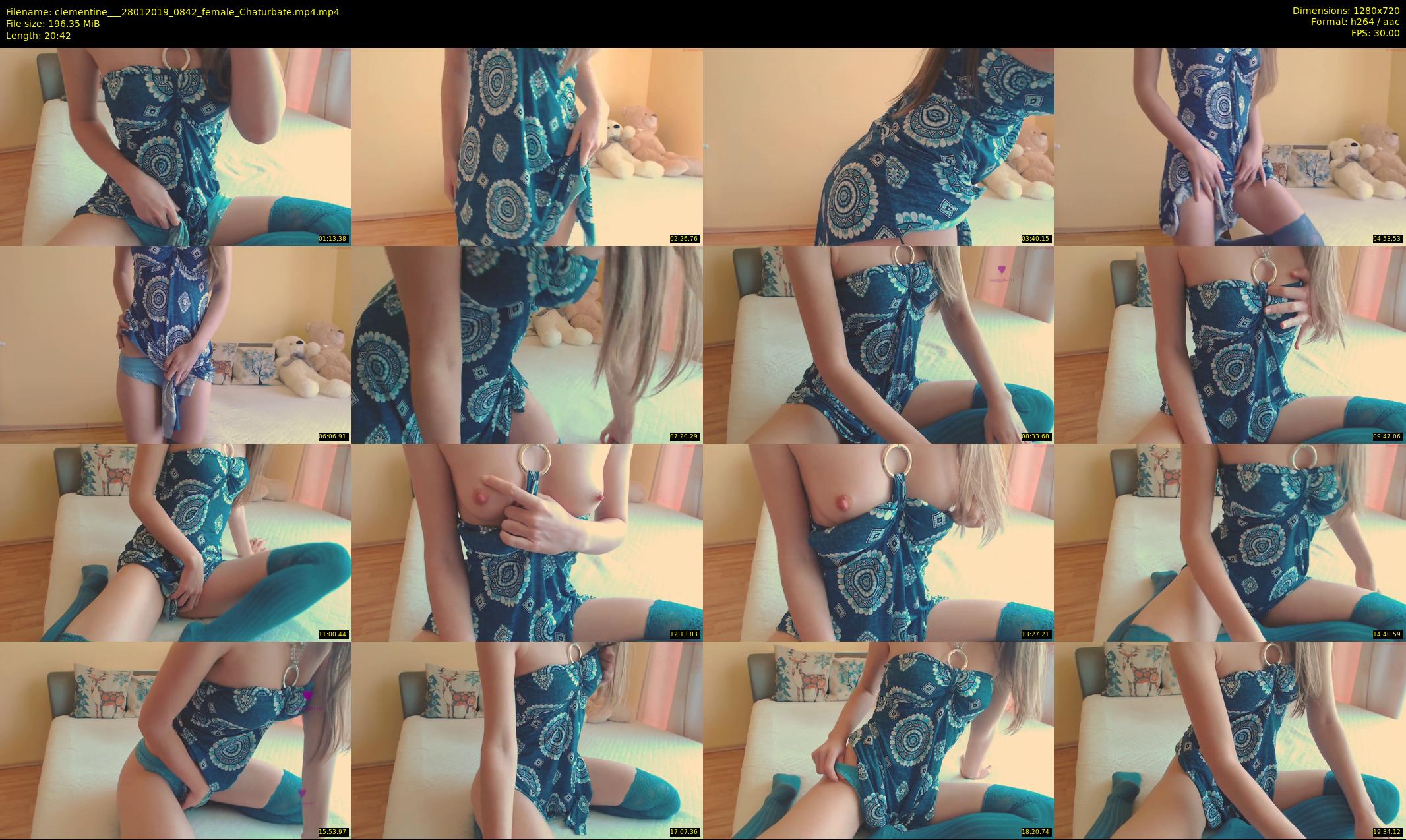 clementine__ — 21 minute Chaturbate female cam show recording, 720p, Jan 28, 2019