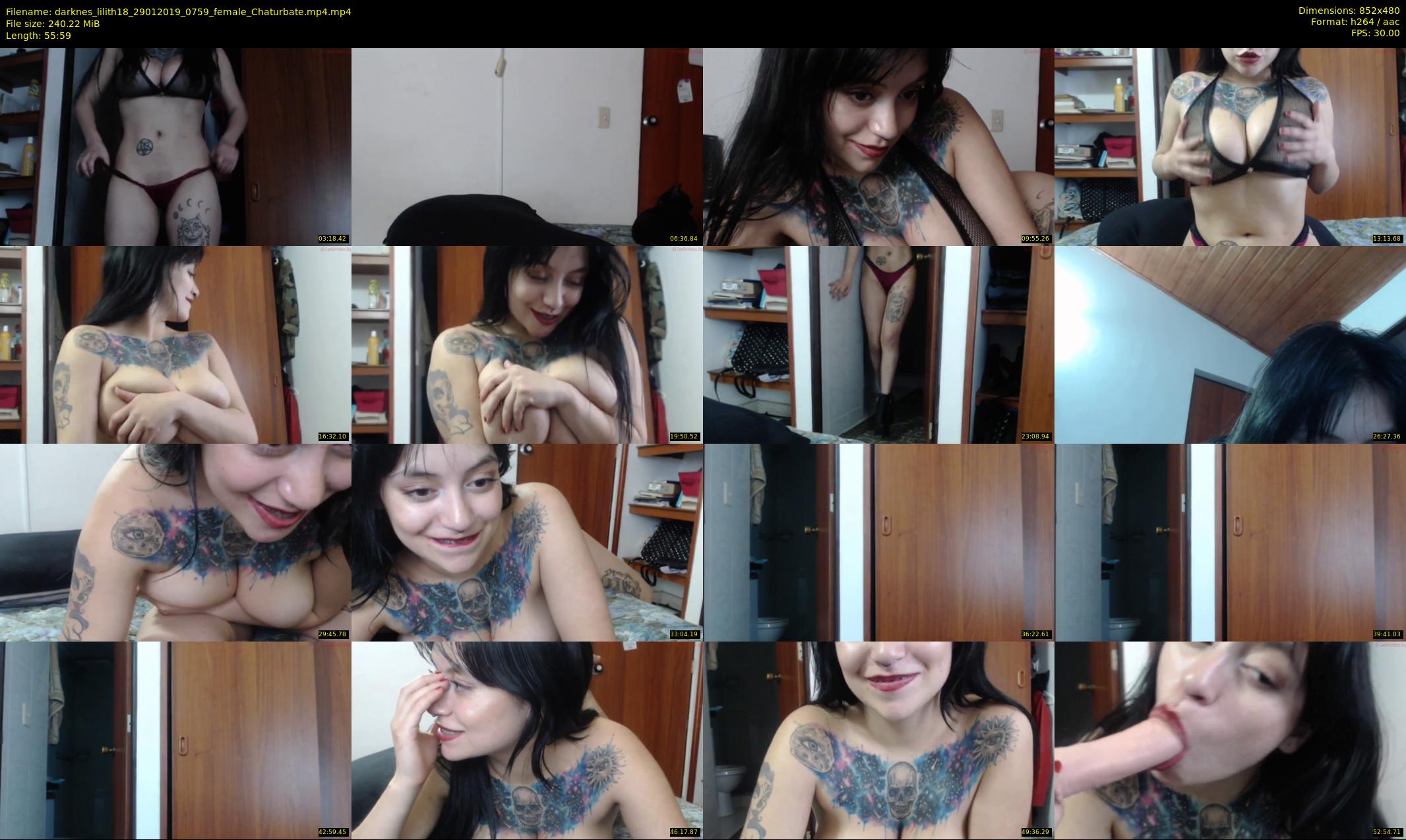 darknes_lilith18 — 56 minute Chaturbate female cam show recording, 480p, Jan 29, 2019