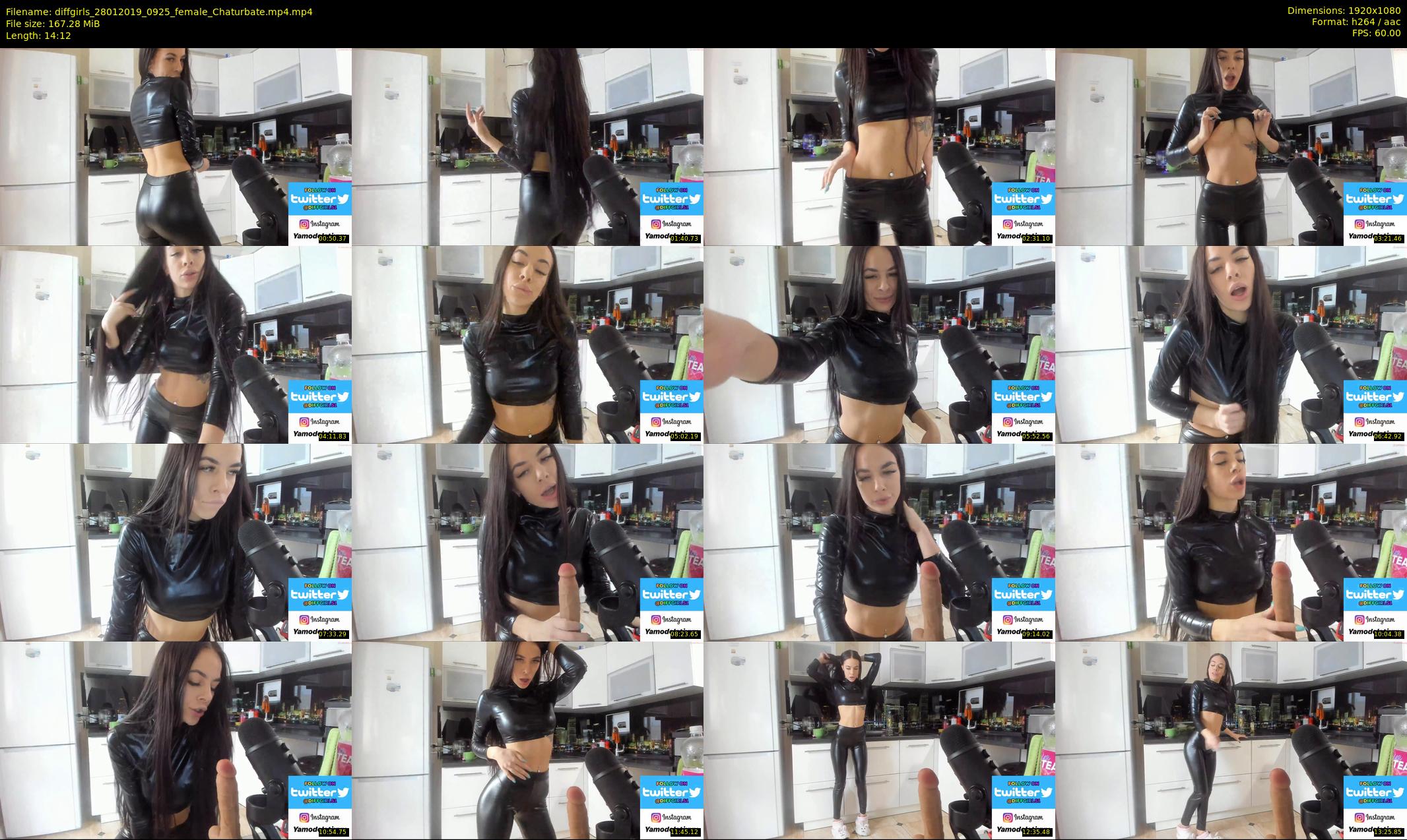 diffgirls — 15 minute Chaturbate female cam show recording, 1080p, Jan 28, 2019