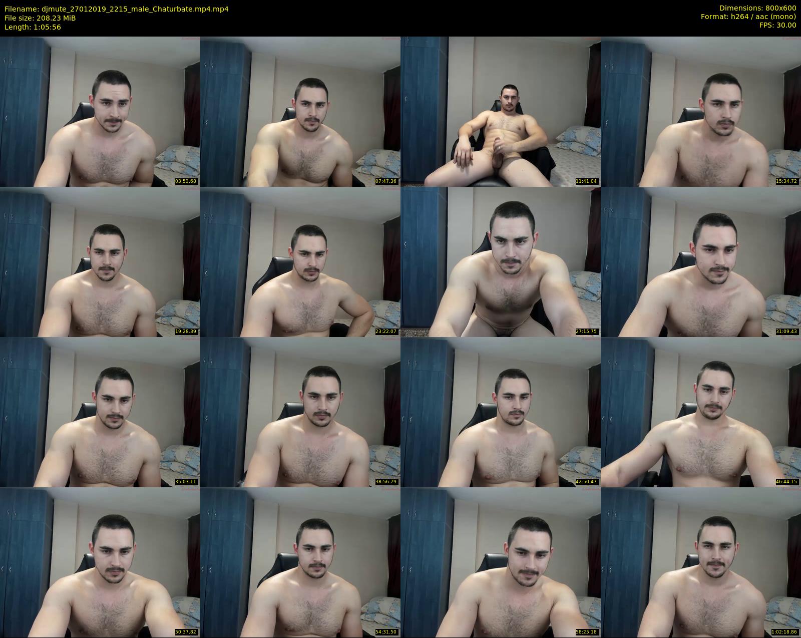 djmute — 66 minute Chaturbate male cam show recording, 480p, Jan 27, 2019