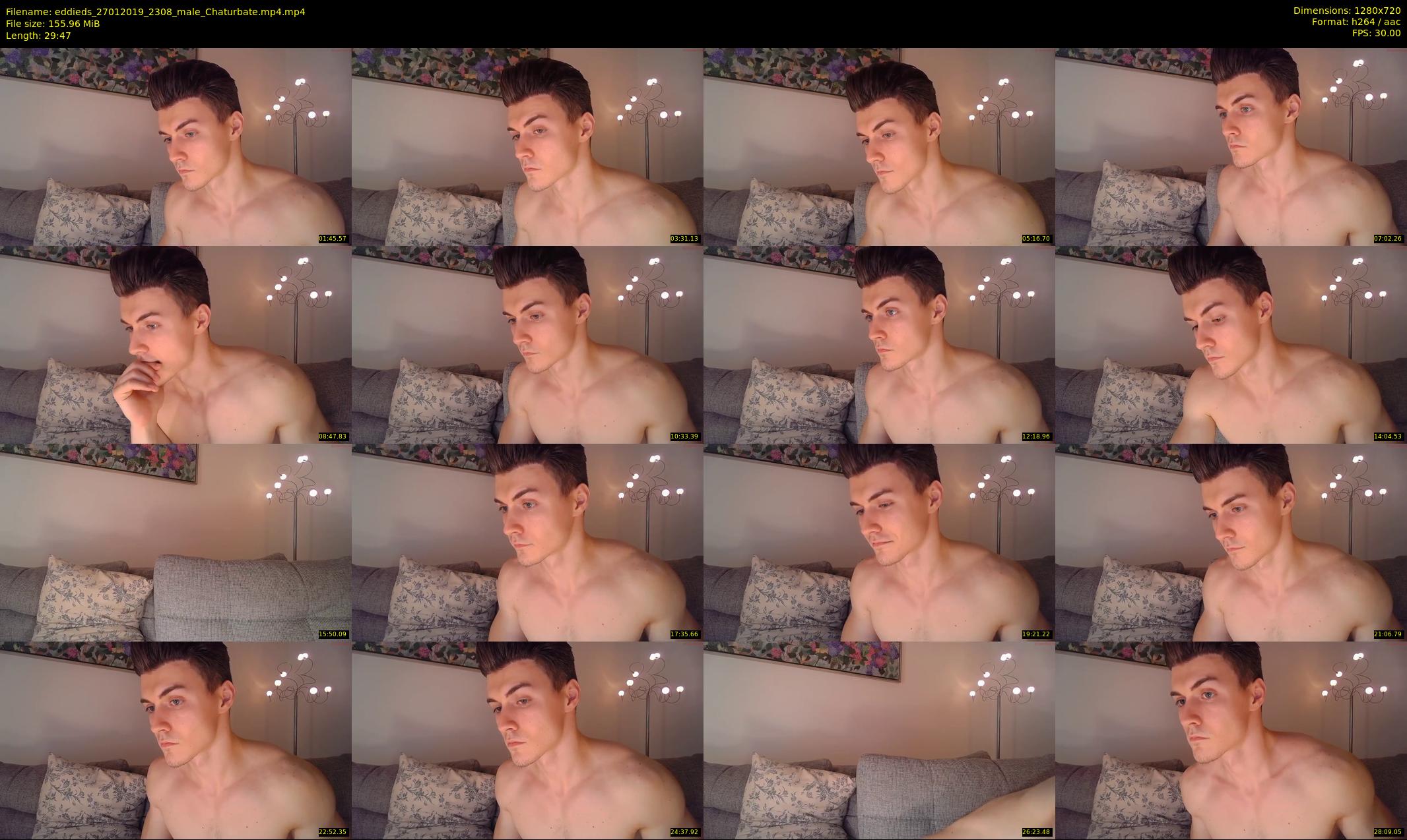 eddieds — 30 minute Chaturbate male cam show recording, 720p, Jan 27, 2019