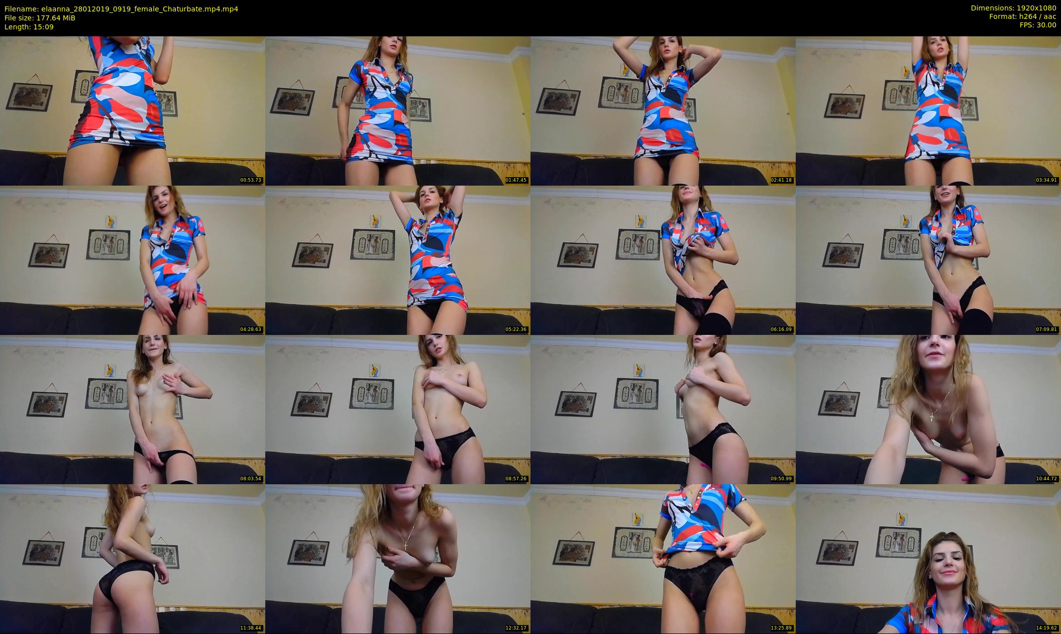 elaanna — 16 minute Chaturbate female cam show recording, 1080p, Jan 28, 2019