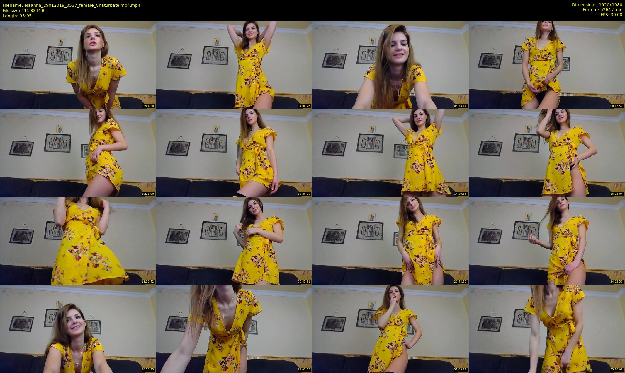 elaanna — 36 minute Chaturbate female cam show recording, 1080p, Jan 29, 2019