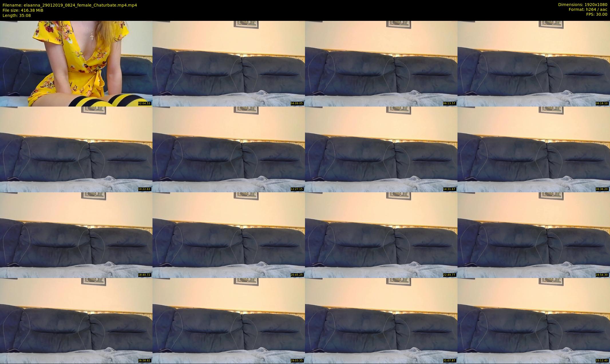 elaanna — 36 minute Chaturbate female cam show recording, 1080p, Jan 29, 2019