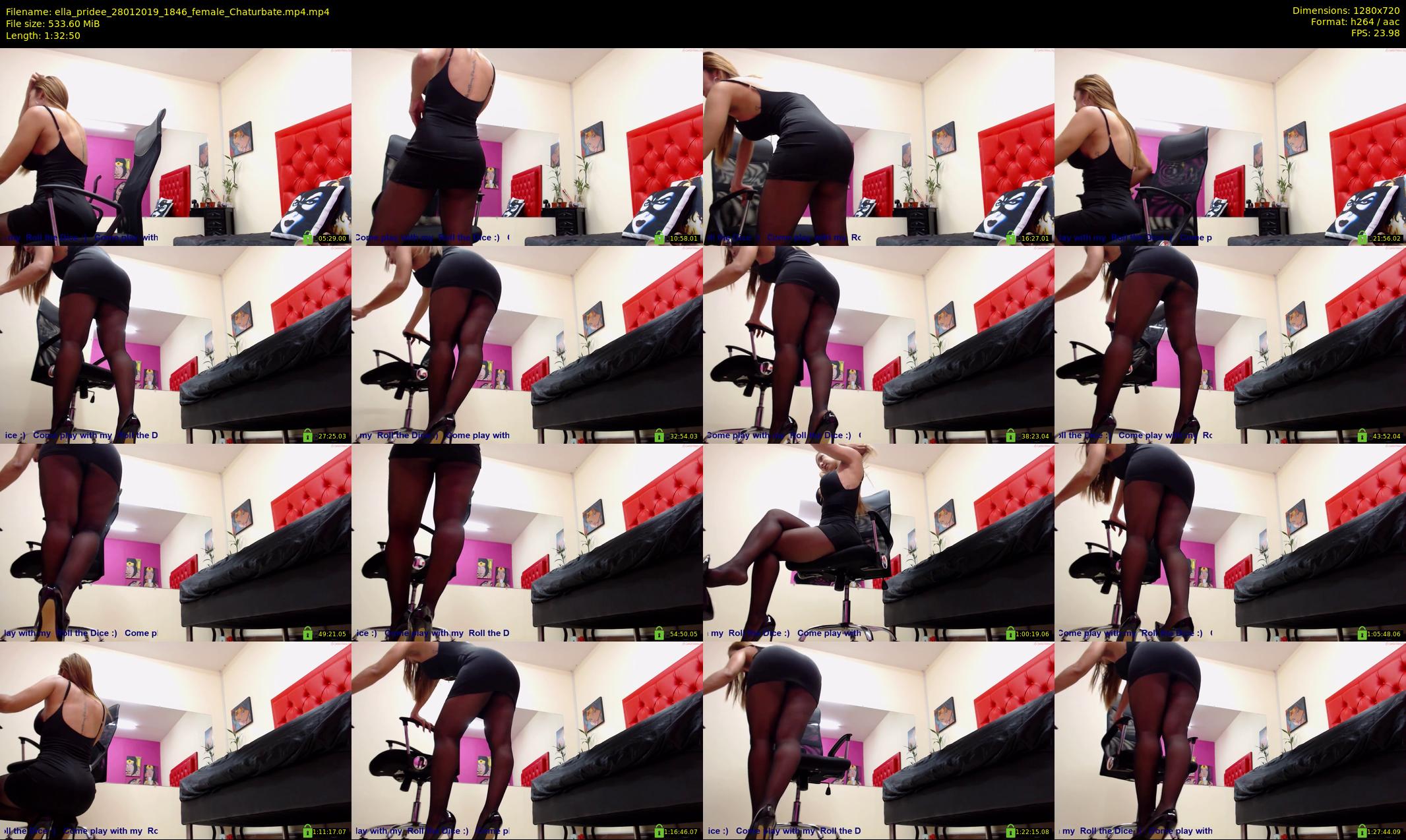 ella_pridee — 93 minute Chaturbate female cam show recording, 720p, Jan 28, 2019