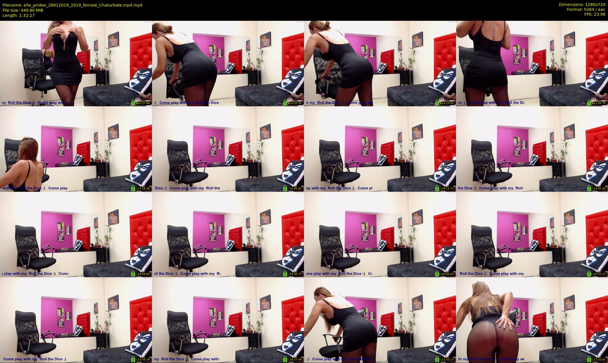 ella_pridee — 93 minute Chaturbate female cam show recording, 720p, Jan 28, 2019