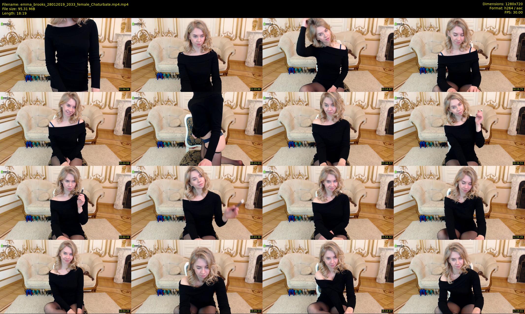 emma_brooks — 19 minute Chaturbate female cam show recording, 720p, Jan 28, 2019