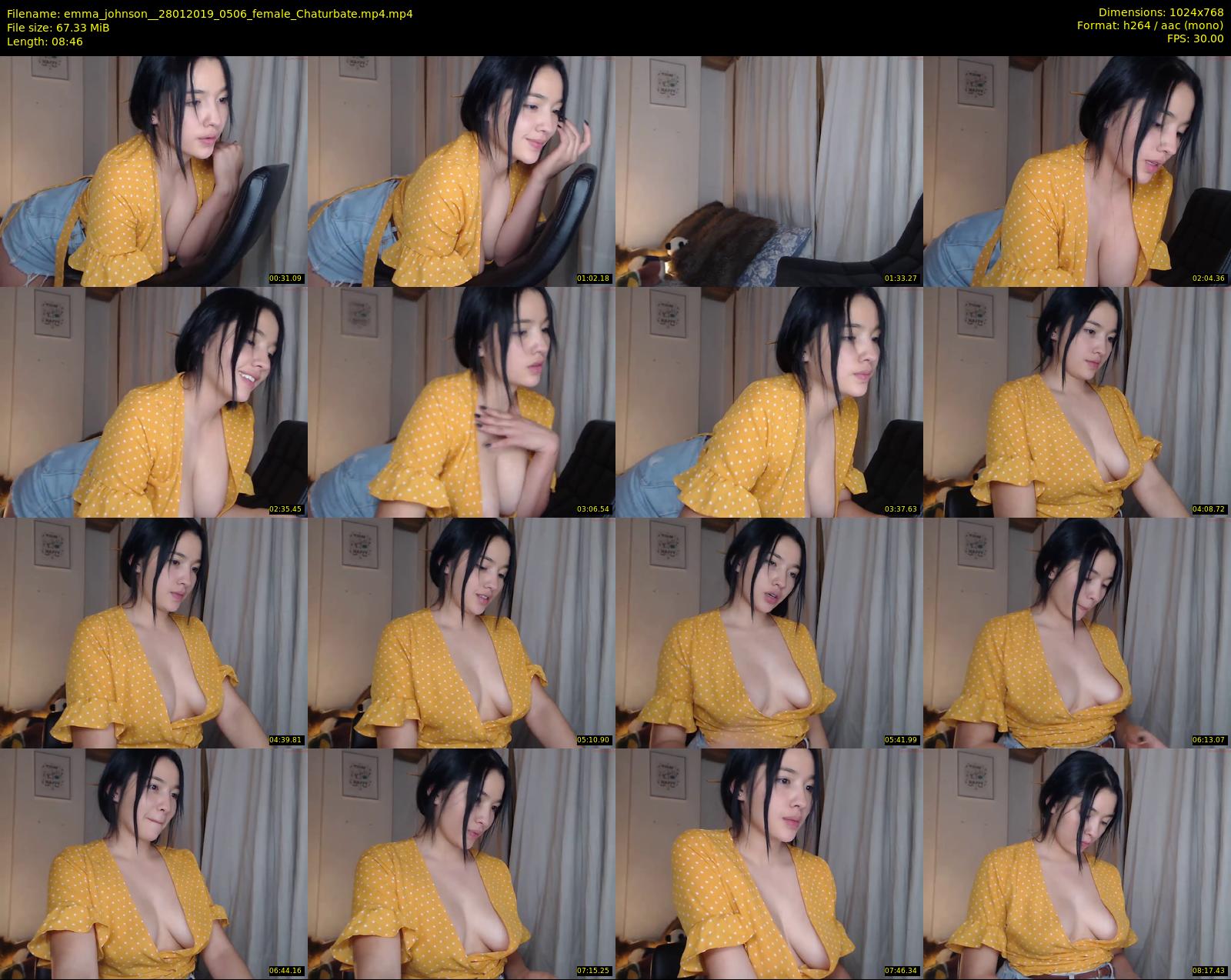 emma_johnson_ — 9 minute Chaturbate female cam show recording, 720p, Jan 28, 2019