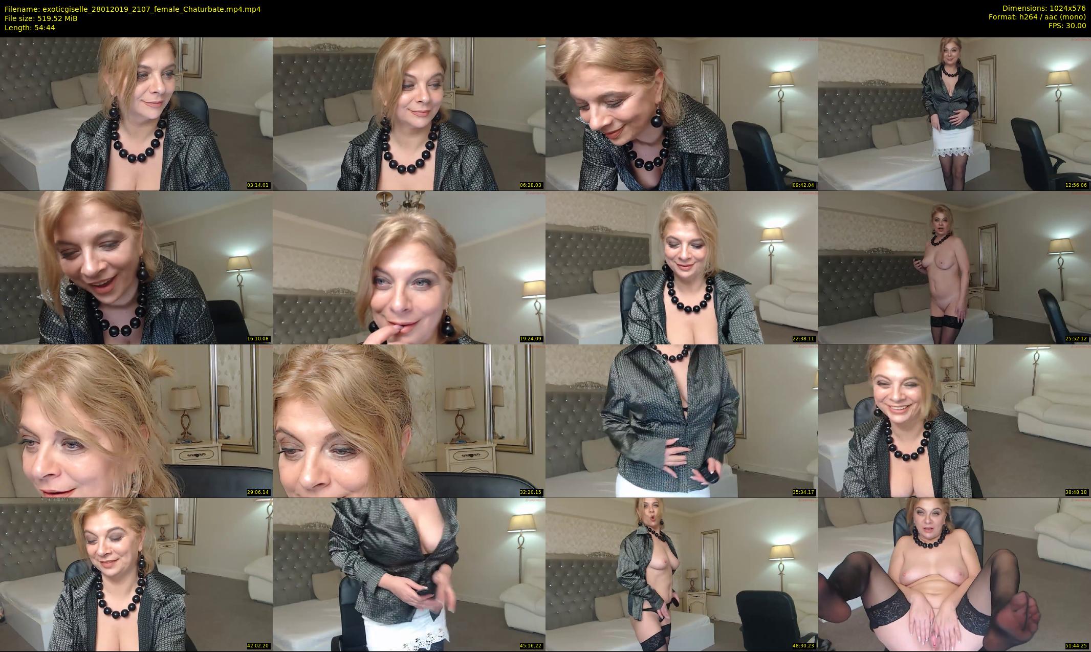 exoticgiselle — 55 minute Chaturbate female cam show recording, 480p, Jan 28, 2019