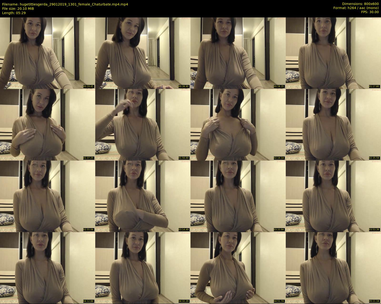 hugetittiesgerda — 6 minute Chaturbate female cam show recording, 480p, Jan 29, 2019