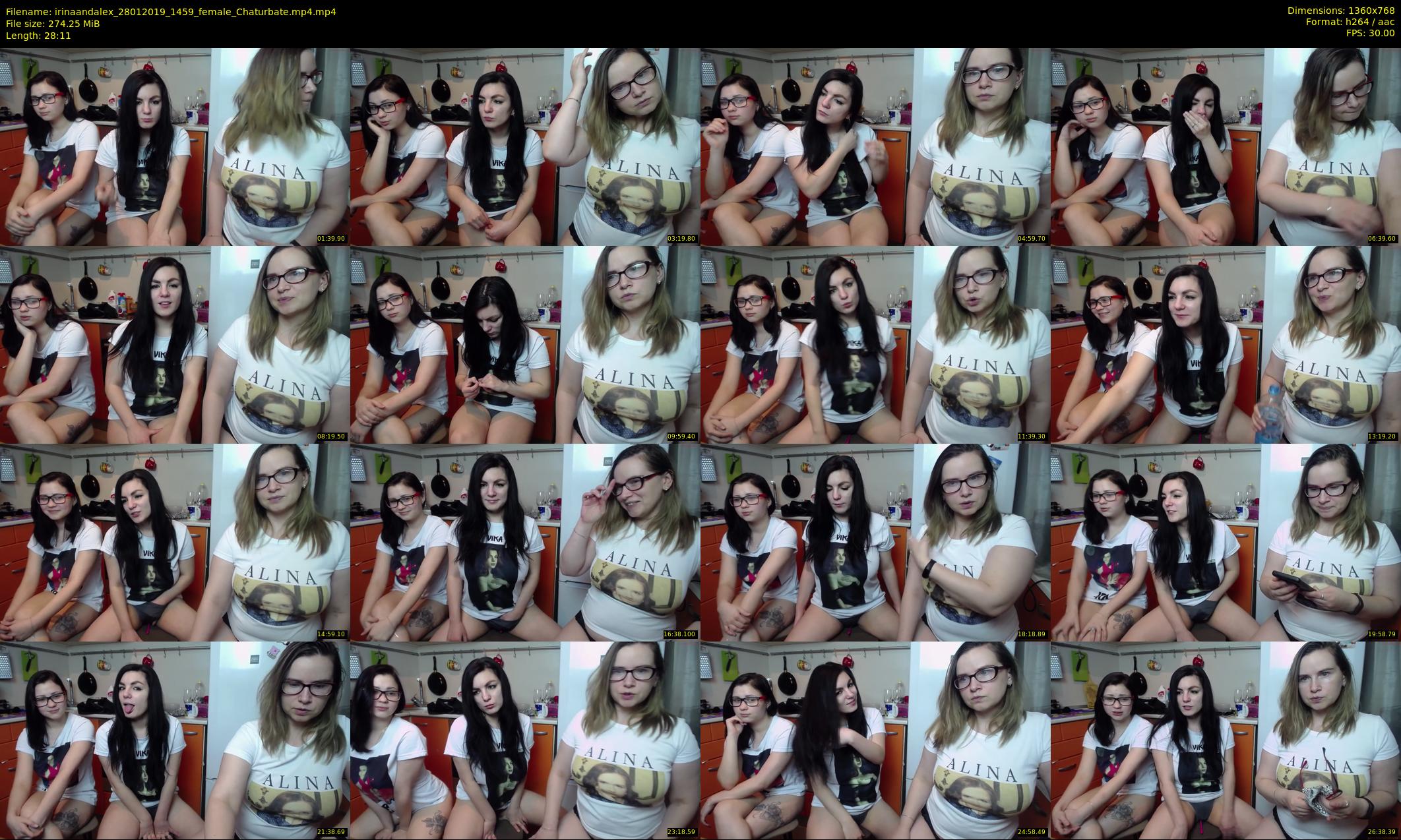irinaandalex — 29 minute Chaturbate couple cam show recording, 720p, Jan 28, 2019